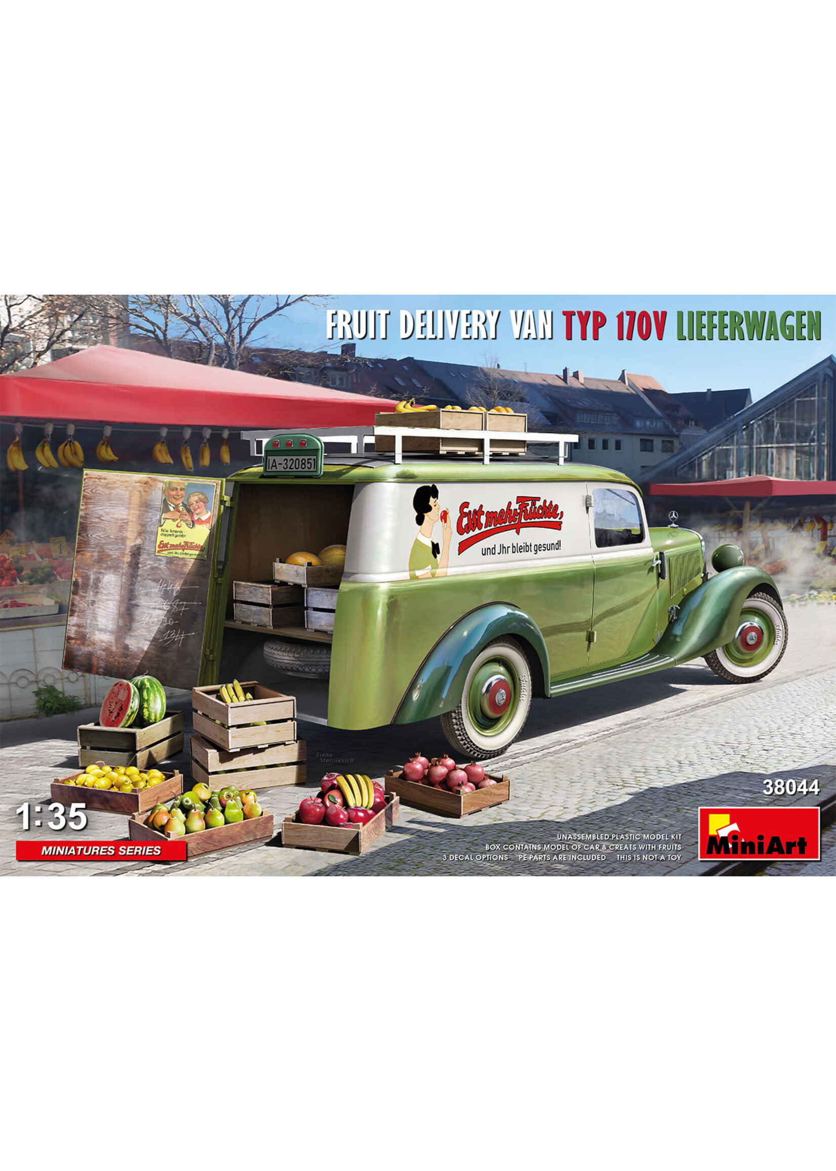 MiniArt ***zMIART38044 Fruit Delivery Van TYP 170V Lieferwagen (1/35)