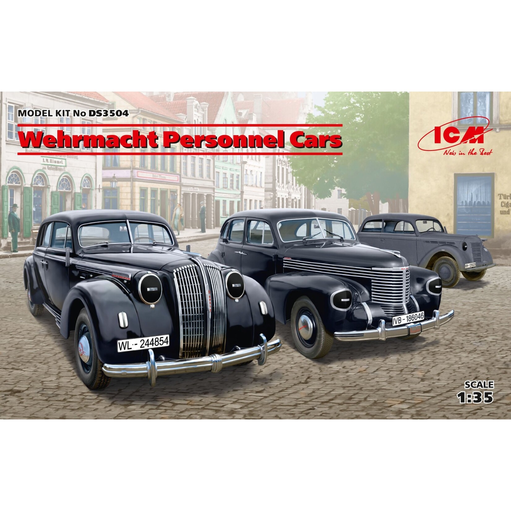 ICM ICMDS3504 Wehrmacht Personnel Cars (1/35)