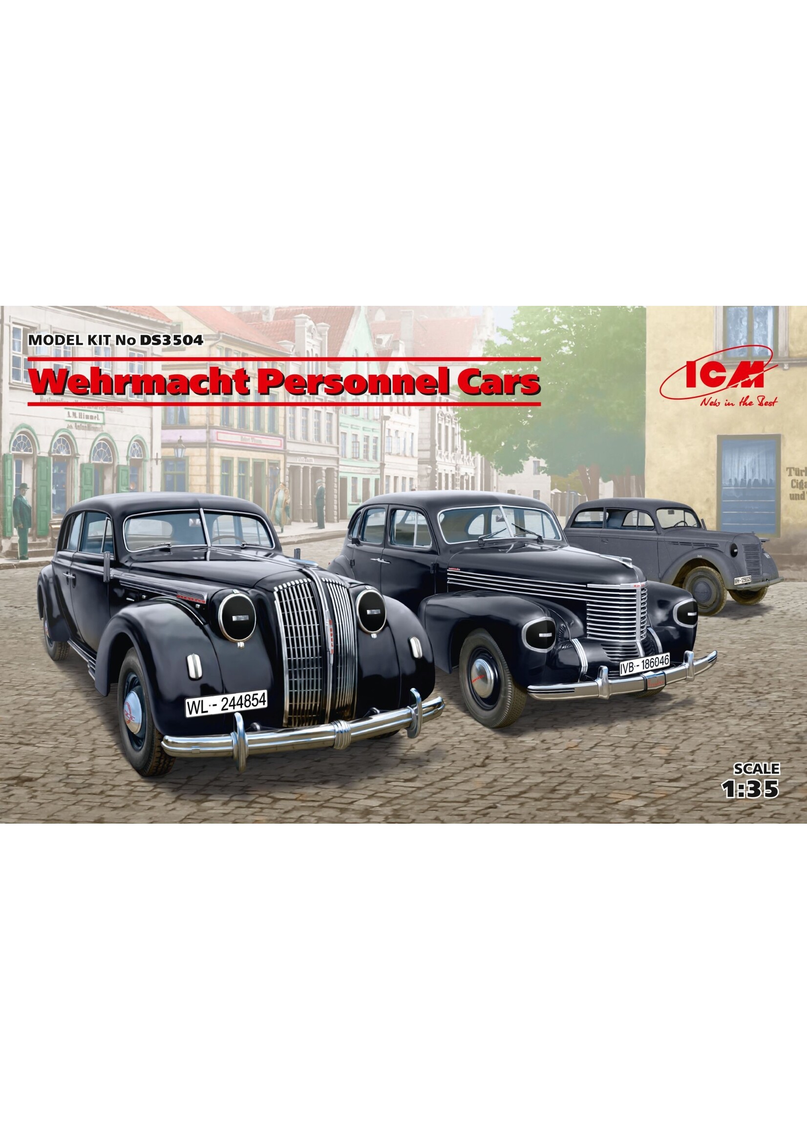 ICM ***ICMDS3504 Wehrmacht Personnel Cars (1/35)