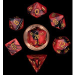 FanRoll Dice RPG 4113 7pc Mini Red/Black