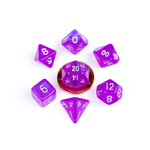 FanRoll Dice RPG 4179 7pc Mini Stardust Purple