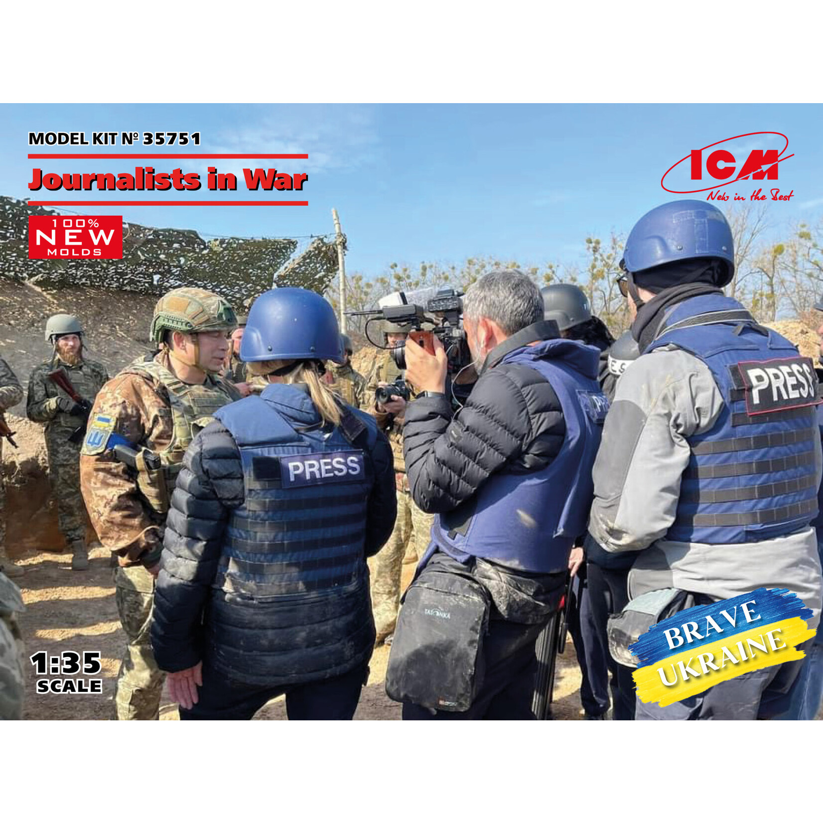 ICM ICM35751 Journalists in War (1/35)