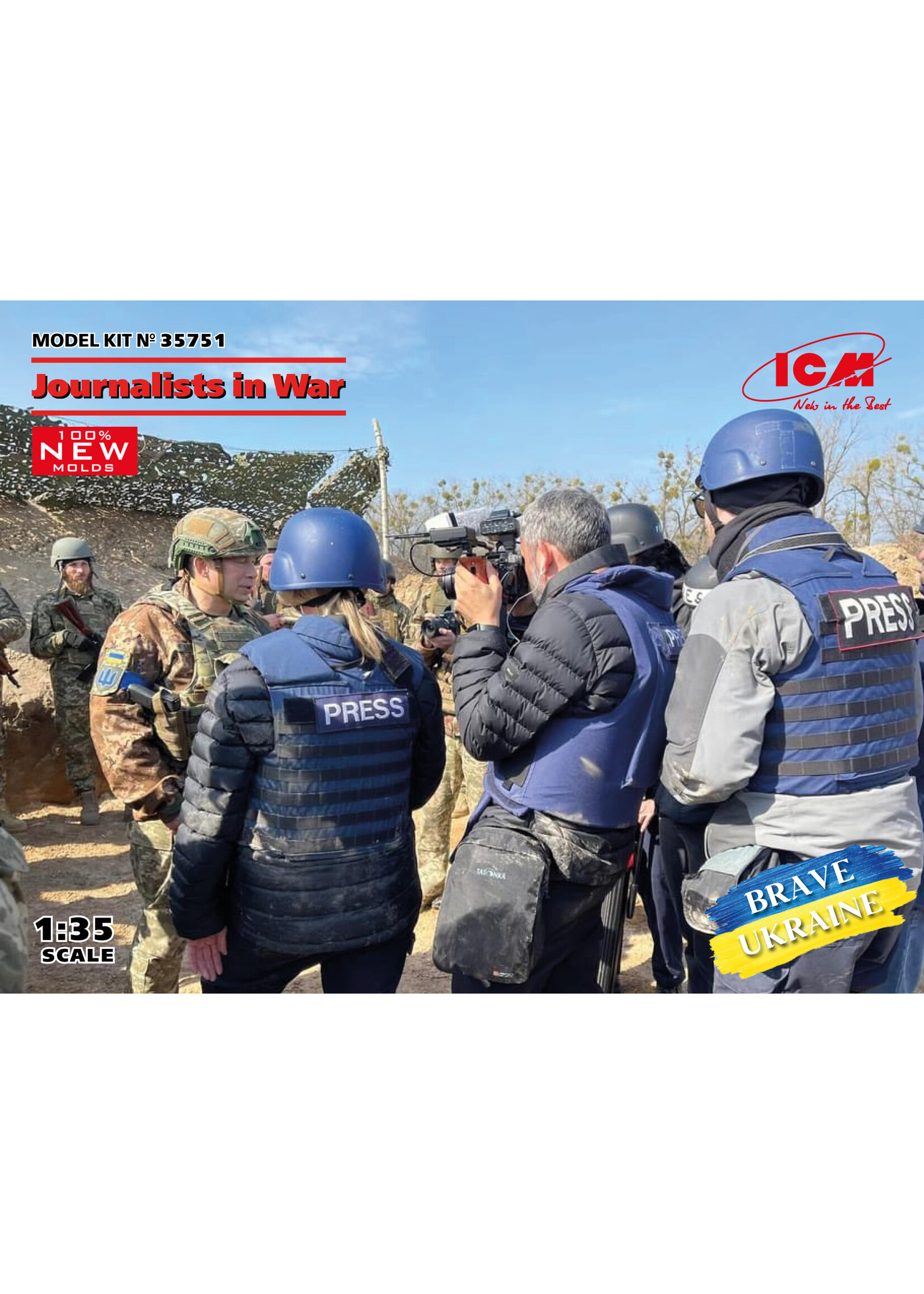 ICM ***zzICM35751 Journalists in War (1/35)