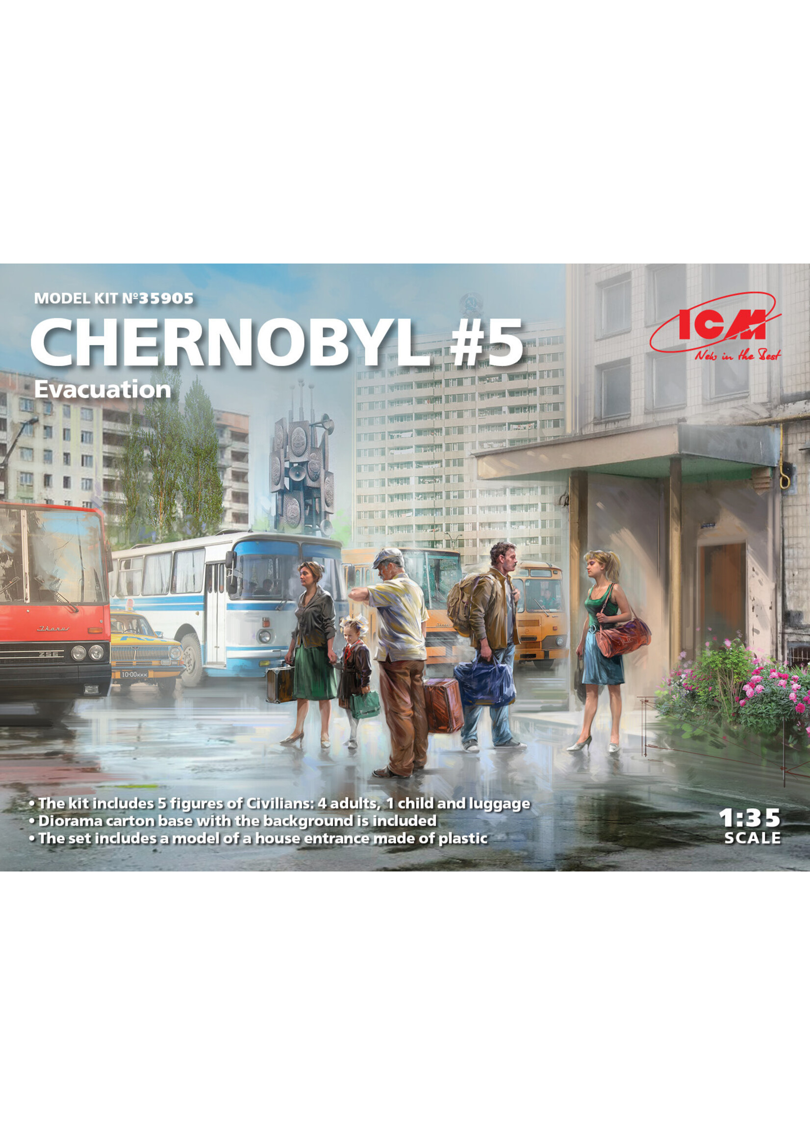 ICM ***zzICM35905 Chernobyl #5 Evacuation (1/35)