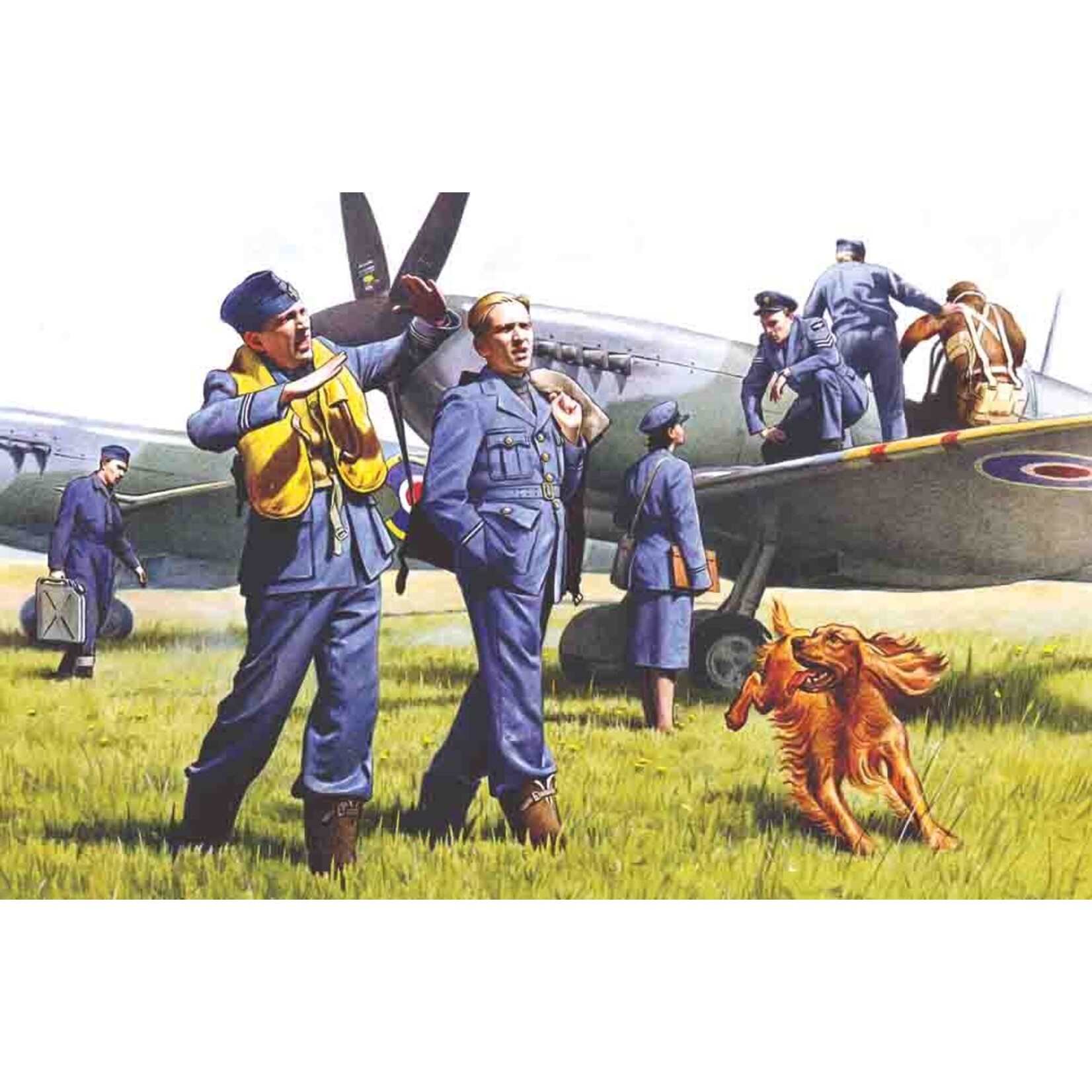ICM ICM48081 RAF Pilots and Ground Personnel 1939-1945 (1/48)