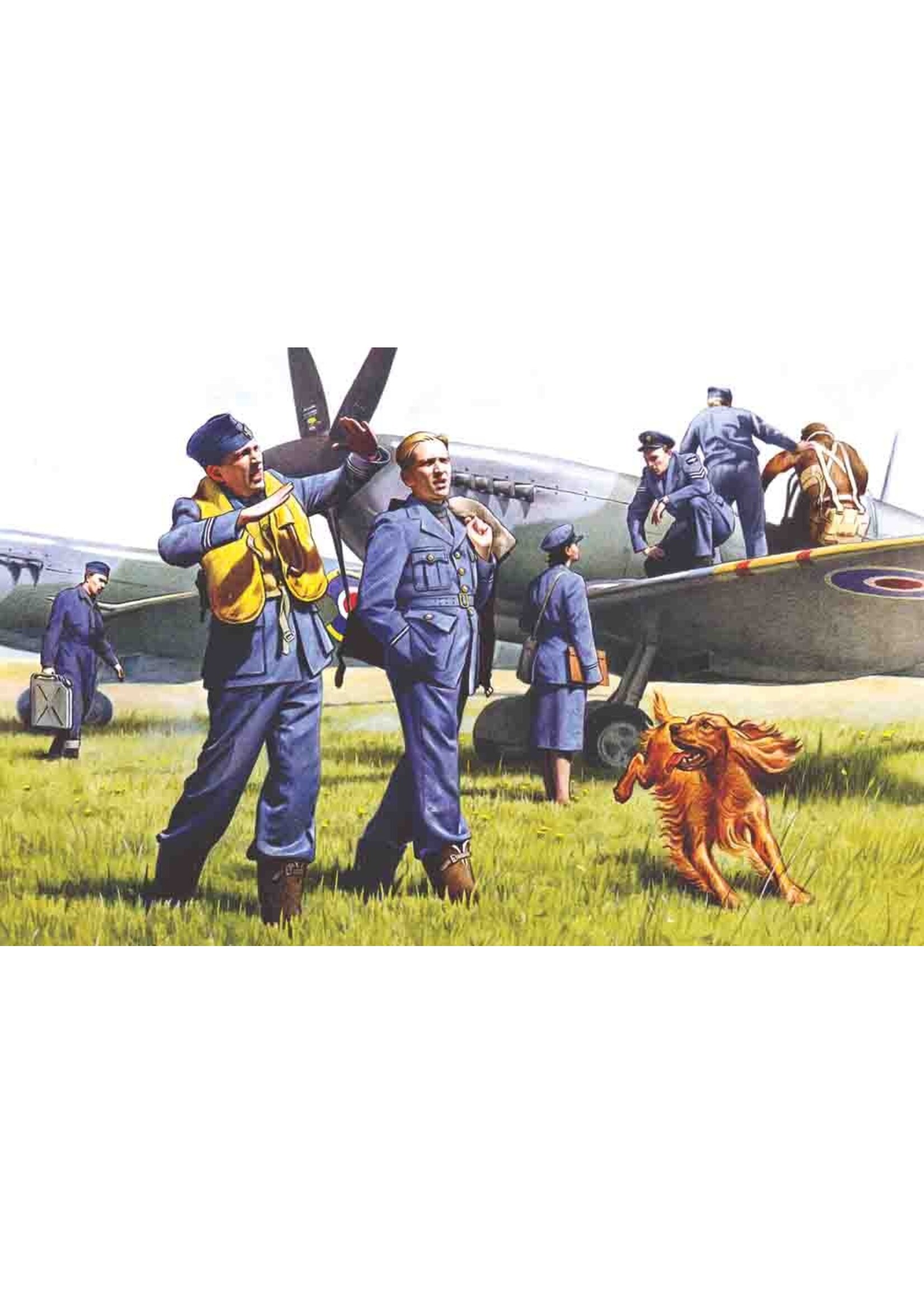 ICM ICM48081 RAF Pilots and Ground Personnel 1939-1945 (1/48)