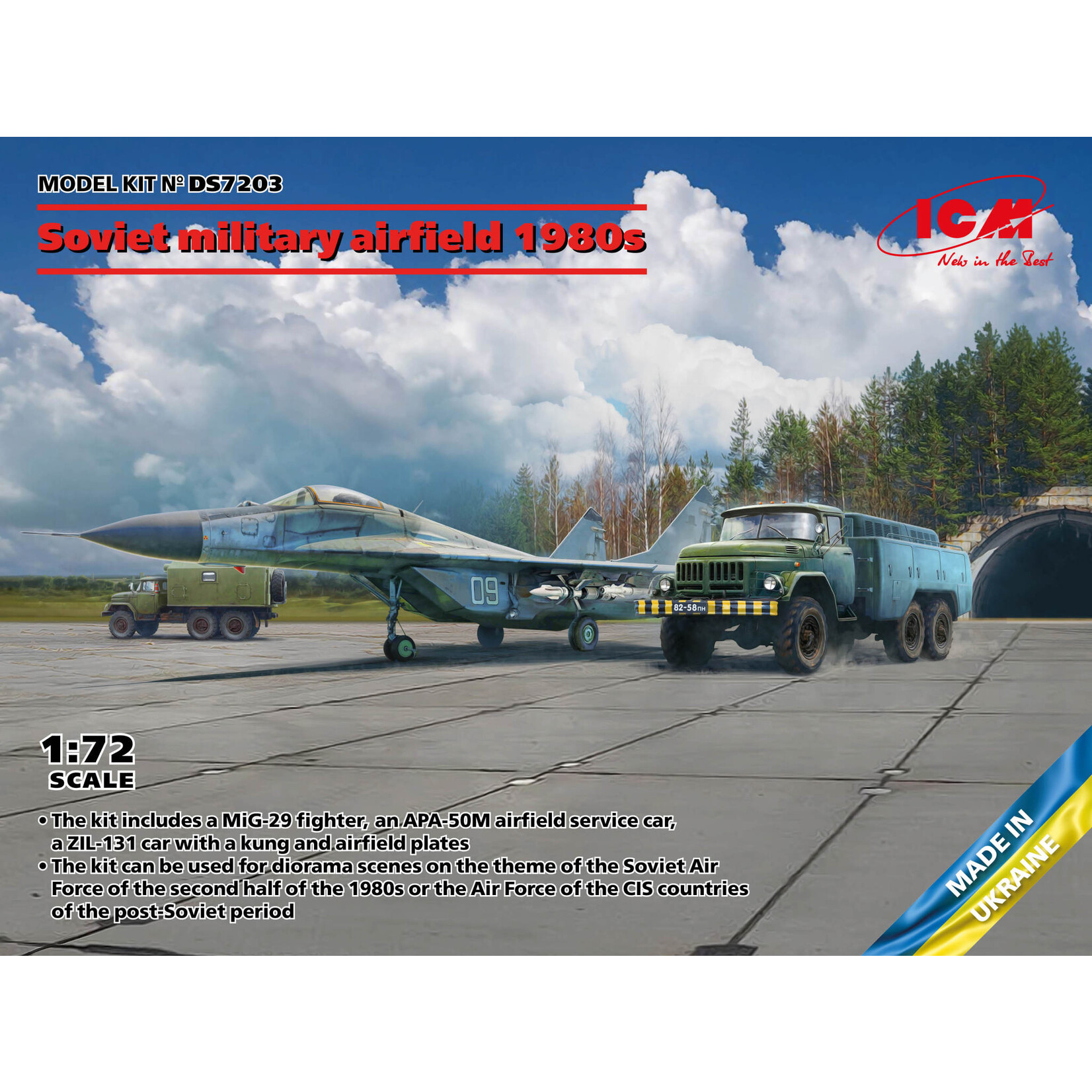 ICM ICMDS7203 Soviet Military Airfield 1980s (1/72)
