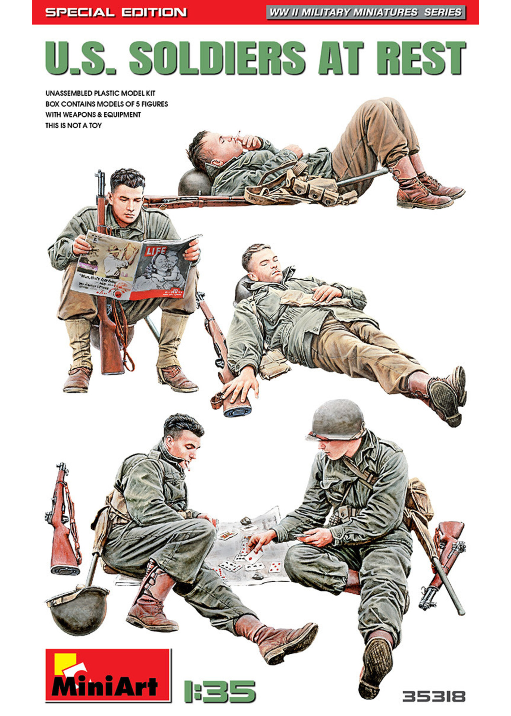 MiniArt ***MIART35318 US Soldiers at Rest (1/35)