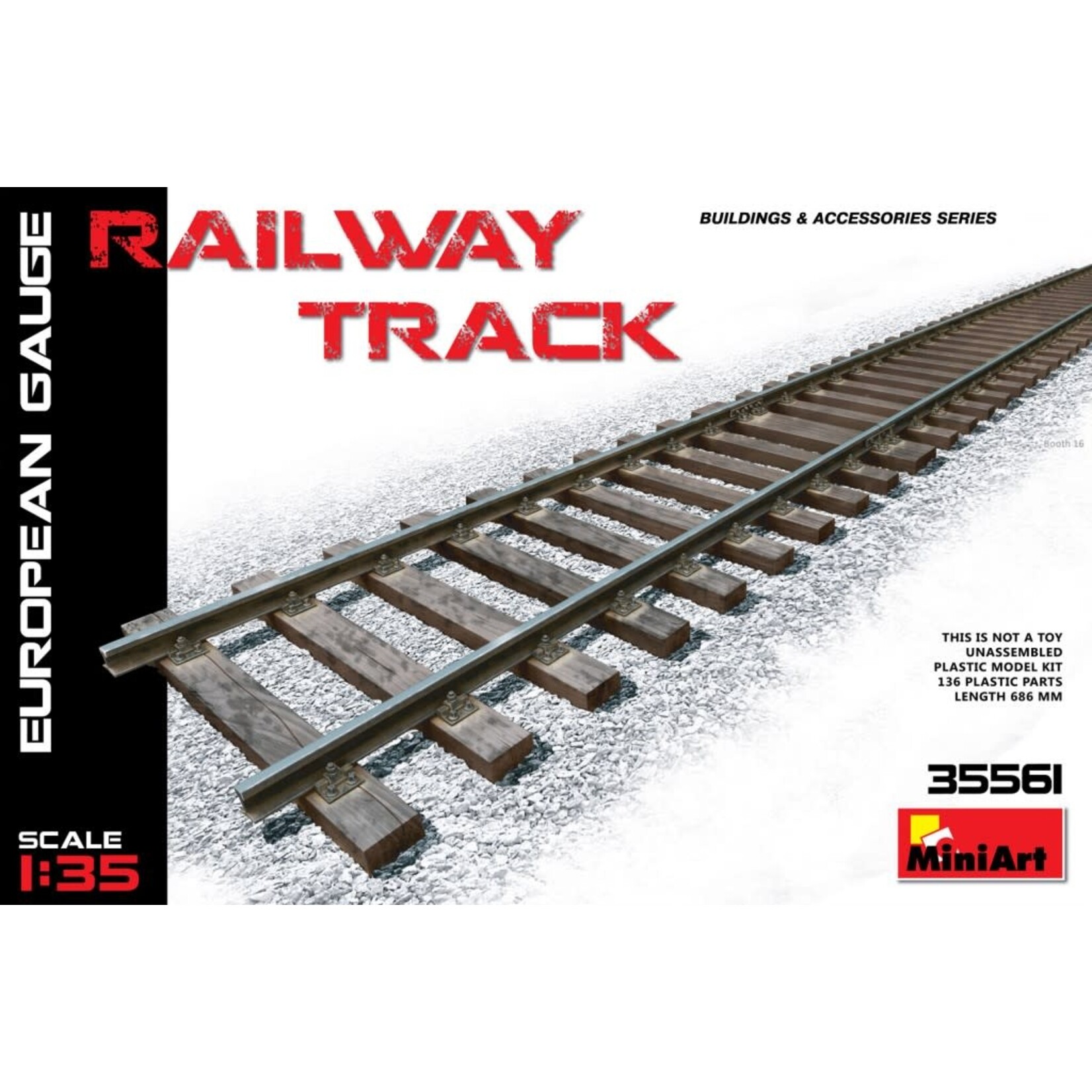 MiniArt MIART35561 Railway Track European Gauge (1/35)