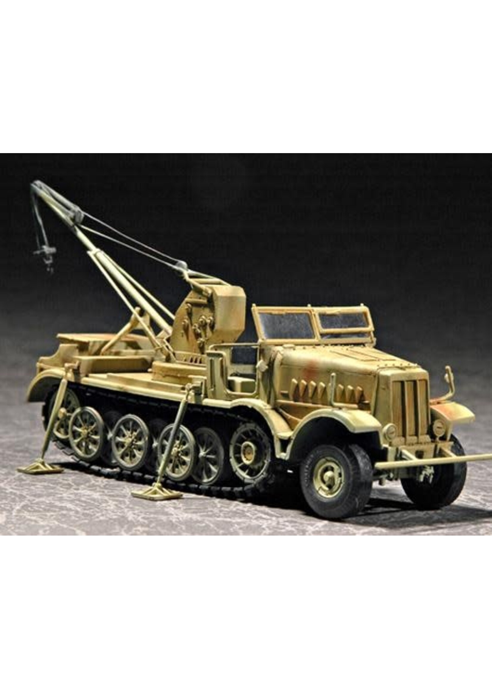 Trumpeter TRU07251 Drehkran 6t Auf Zugkraftwagen 18t Sd.Kfz.9/1 (1/72)