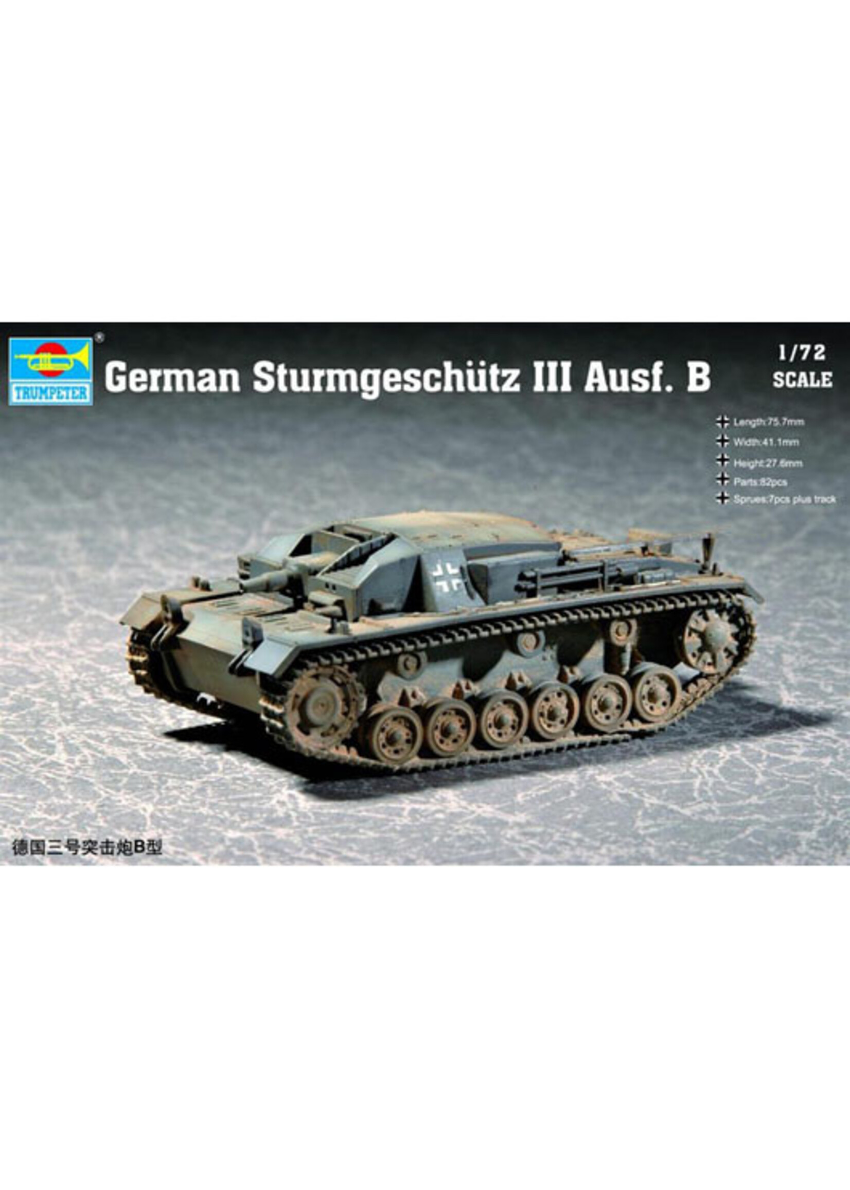 Trumpeter TRU07256 Sturmgeschutz III Ausf.B (1/72)