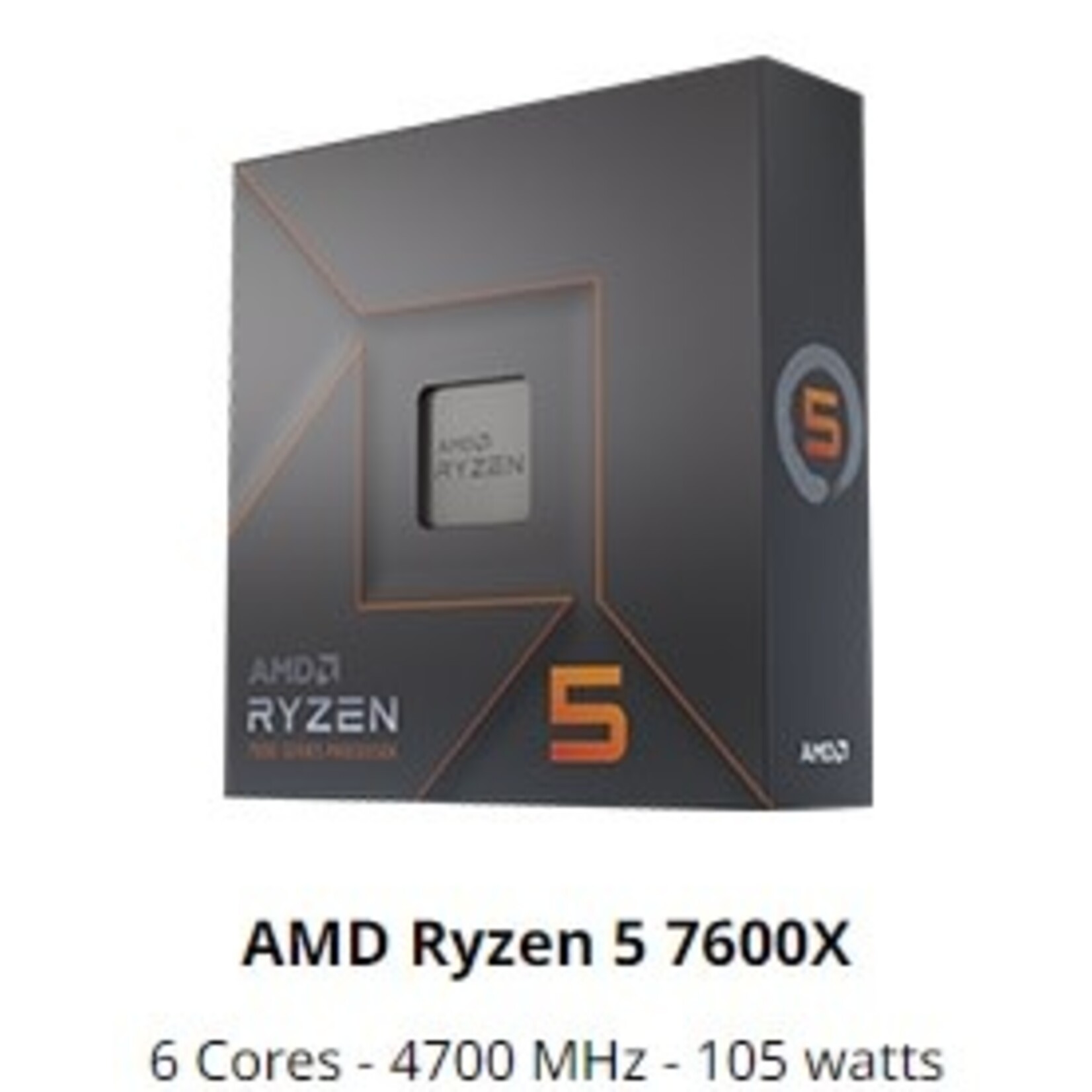 AMD AMD Ryzen5 7600X CPU