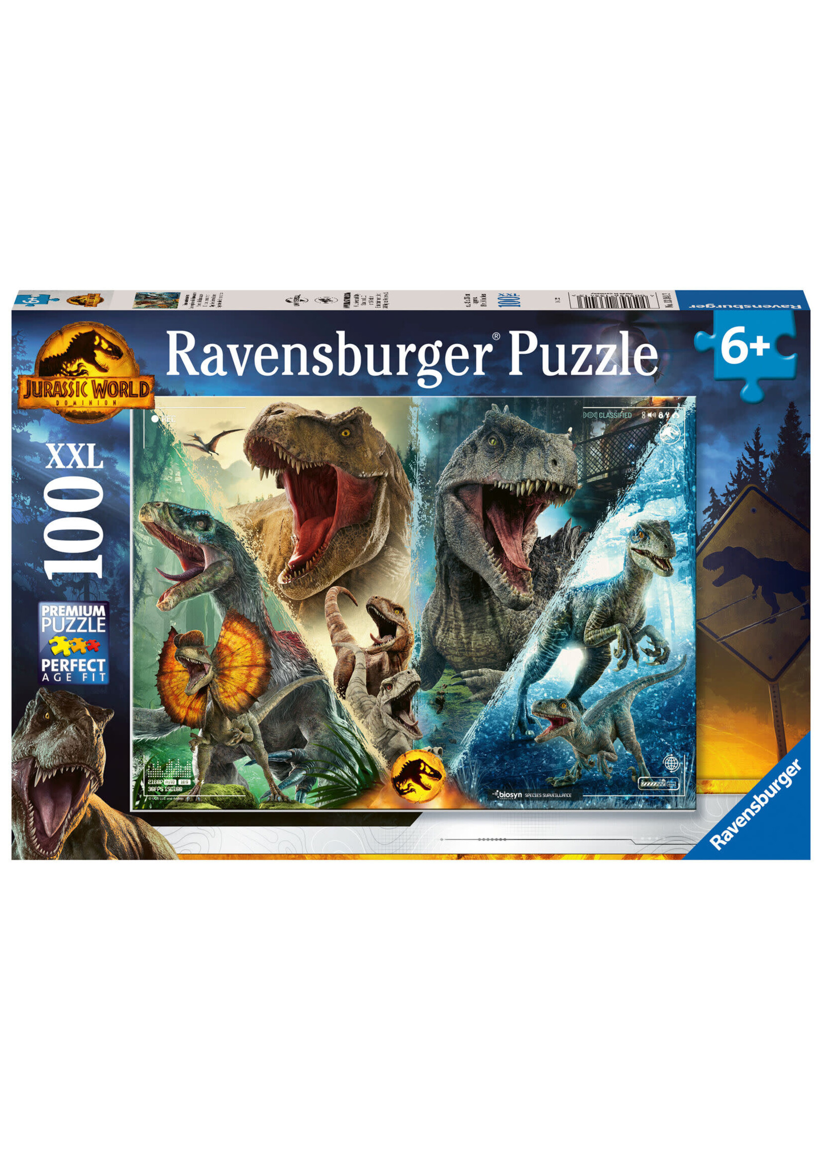 Ravensburger RAV13341 Jurassic World Dominion (Puzzle100)