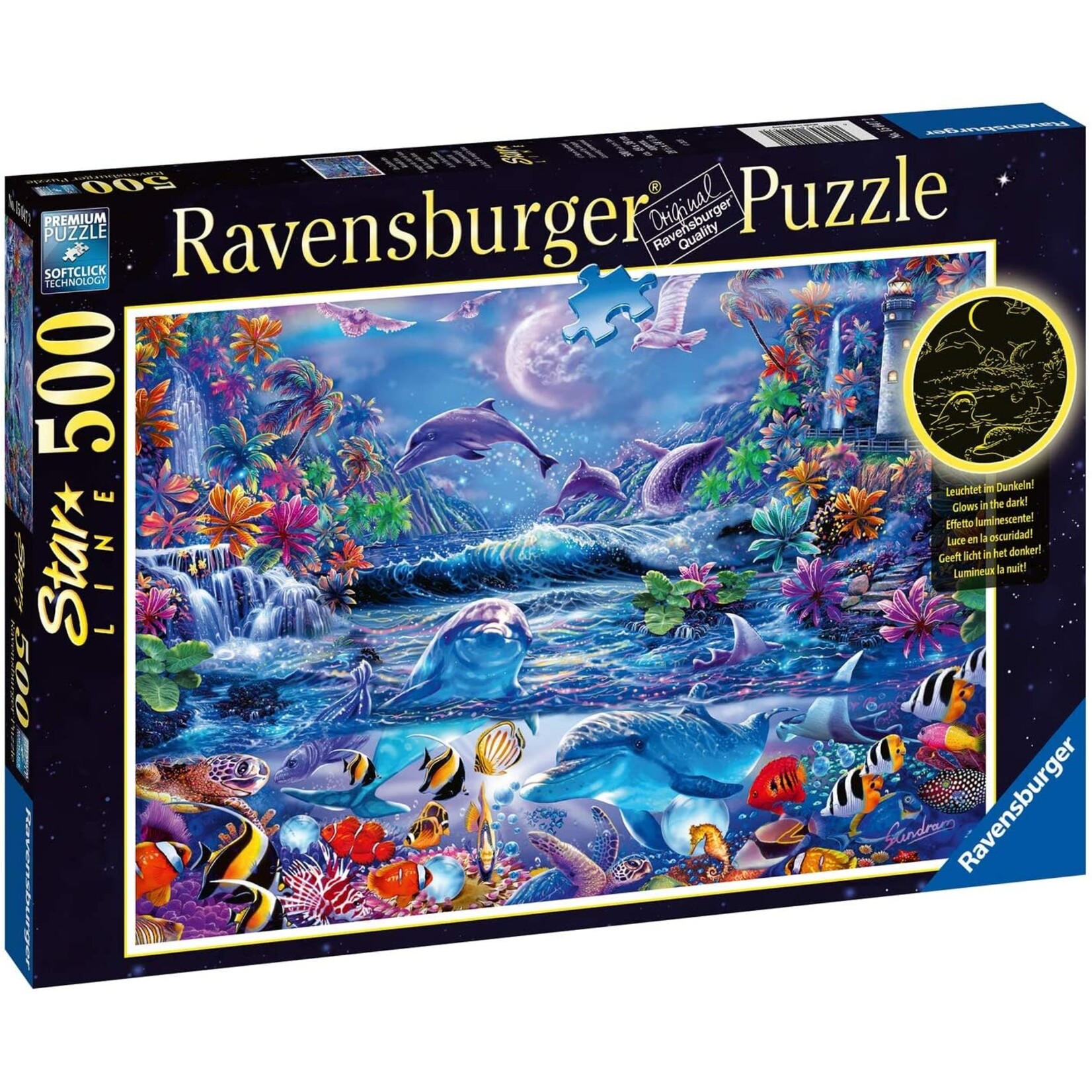 Ravensburger RAV12000478 Moonlit Magic (Puzzle500)