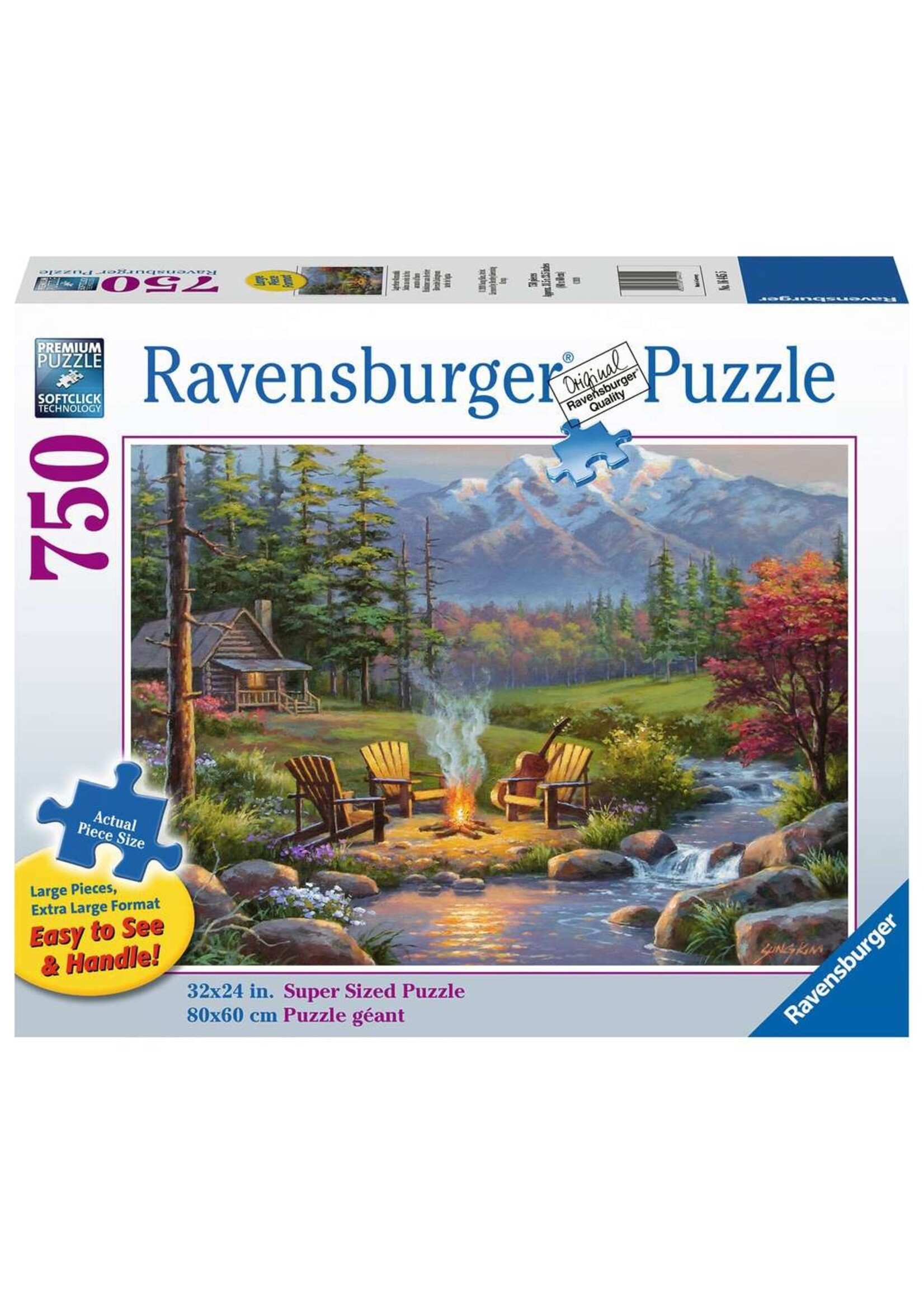 Ravensburger RAV16445 Riverside Livingroom (Puzzle750)