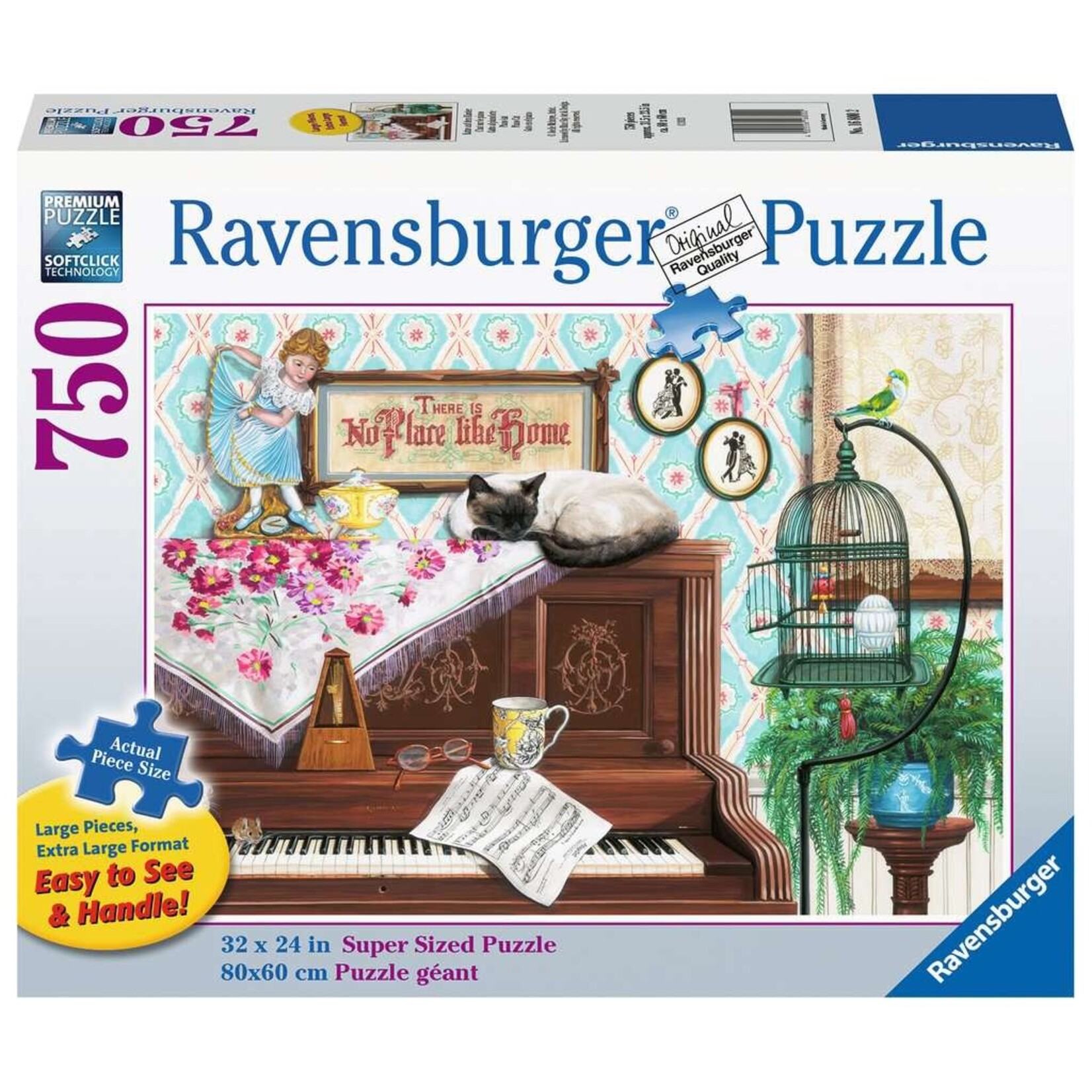 Ravensburger RAV16800 Piano Cat (Puzzle750)