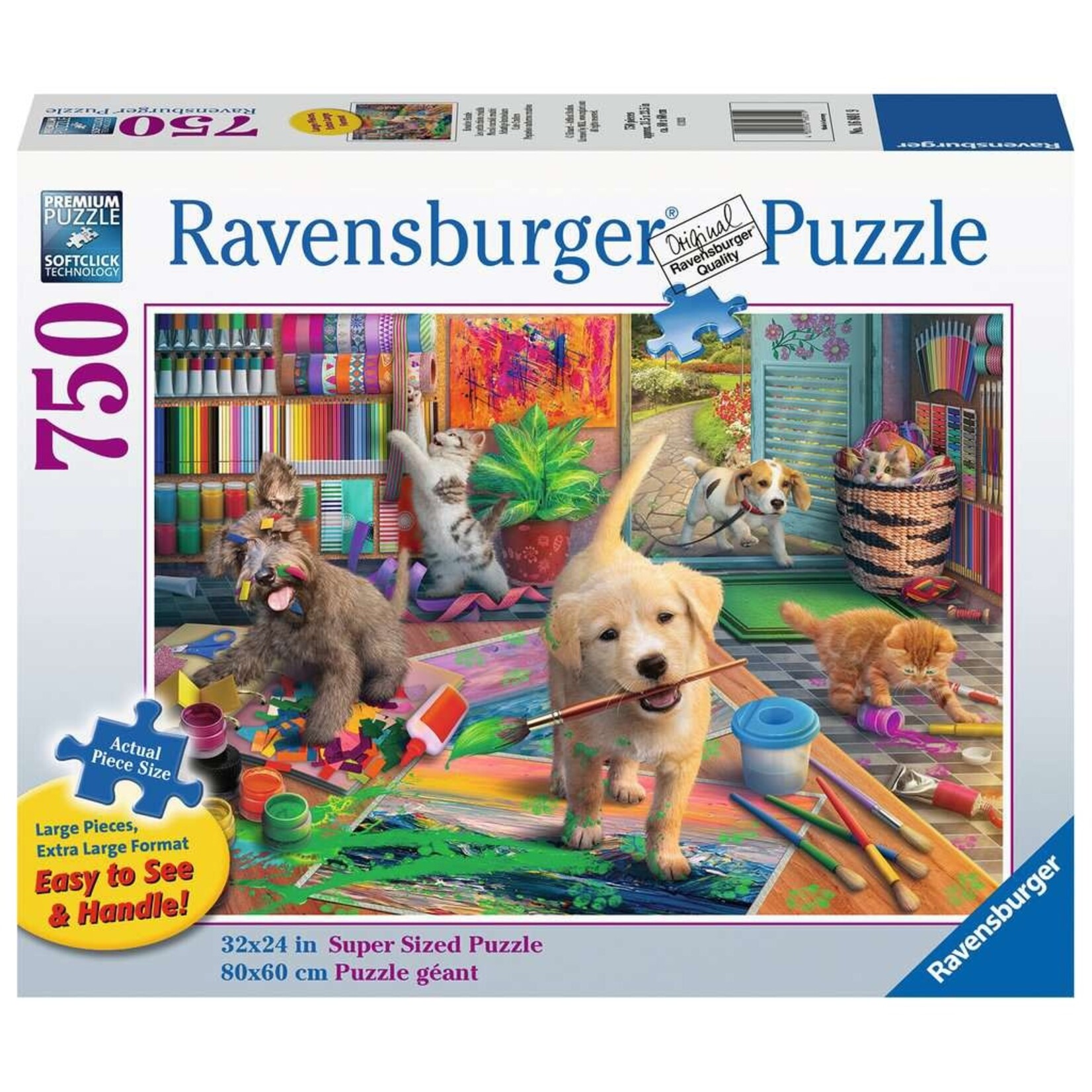 Ravensburger RAV16801 Cute Crafters (Puzzle750)
