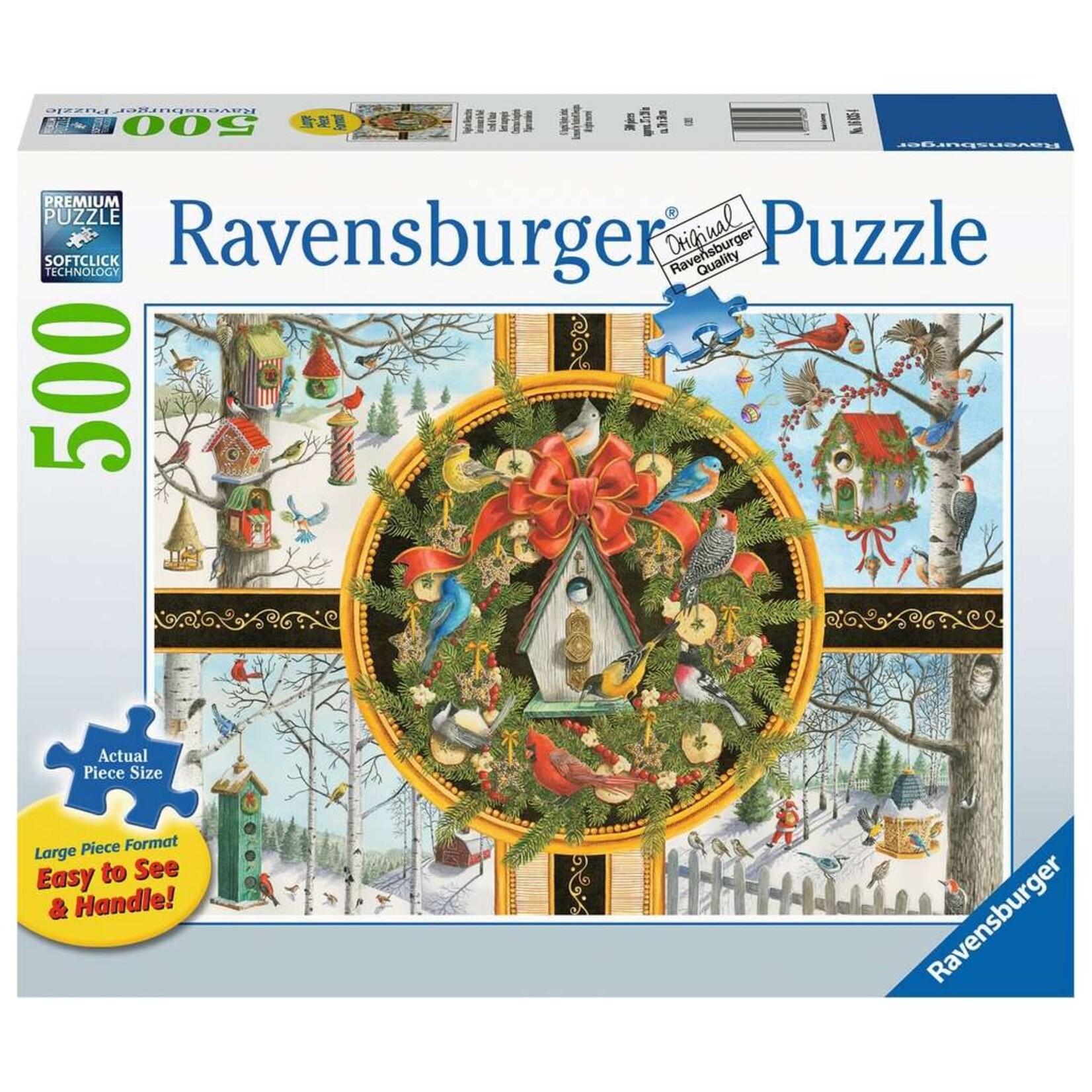Ravensburger RAV16835 Christmas Songbirds (Puzzle500)