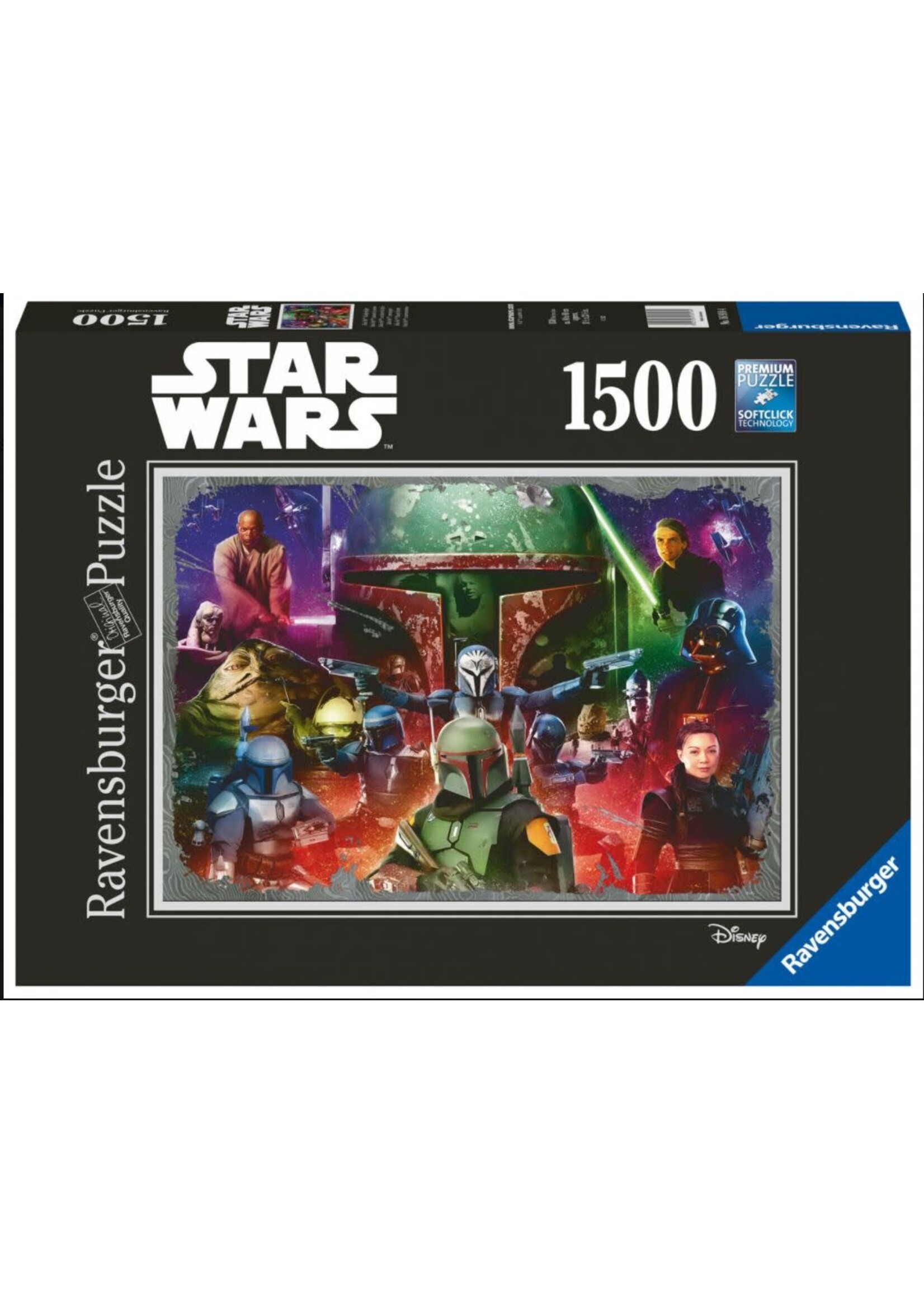 Ravensburger RAV12000427 Star Wars Boba Fett Bounty Hunter (Puzzle1500)