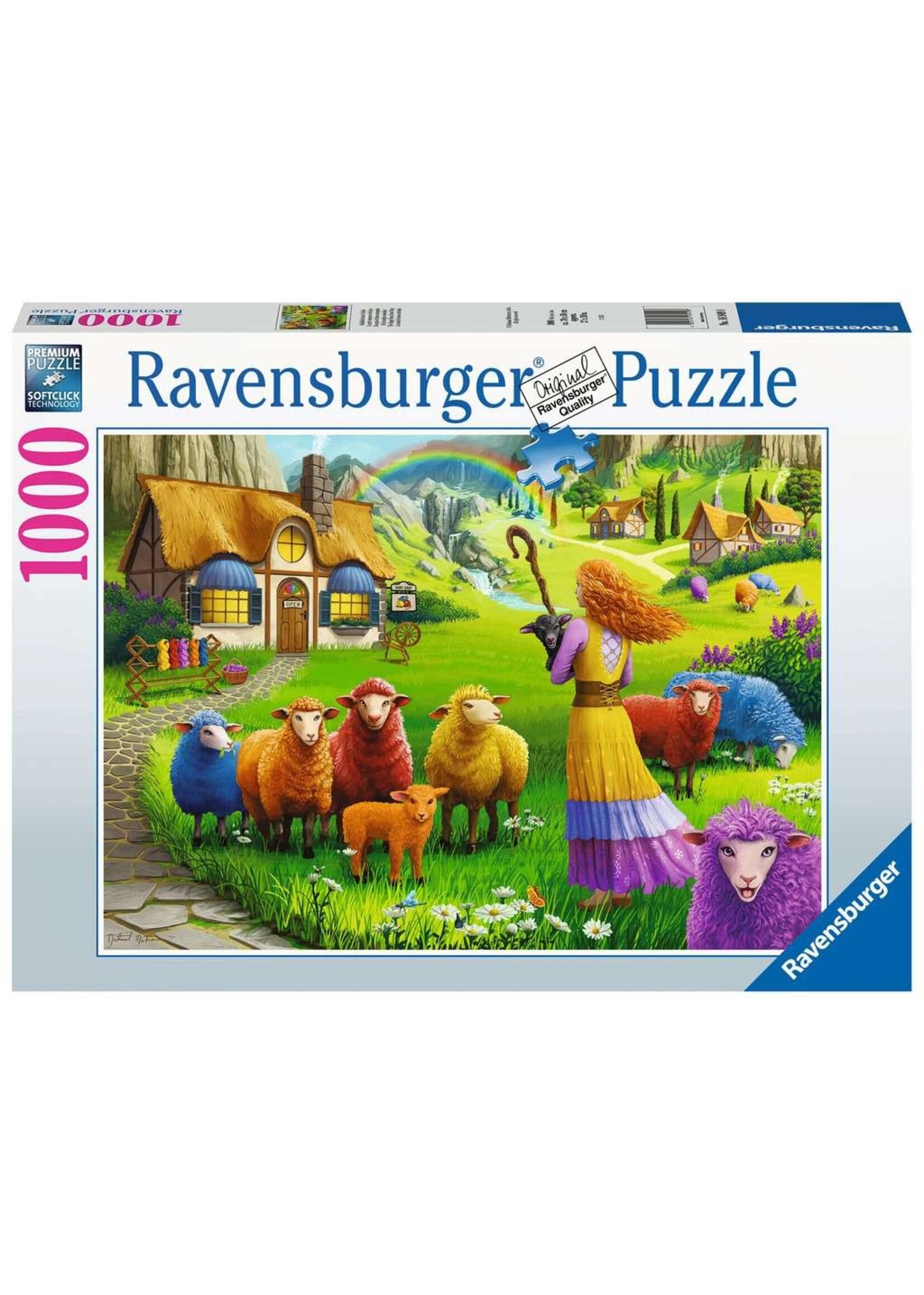 Ravensburger RAV12000414 The Happy Sheep Yarn Shop (Puzzle1000)