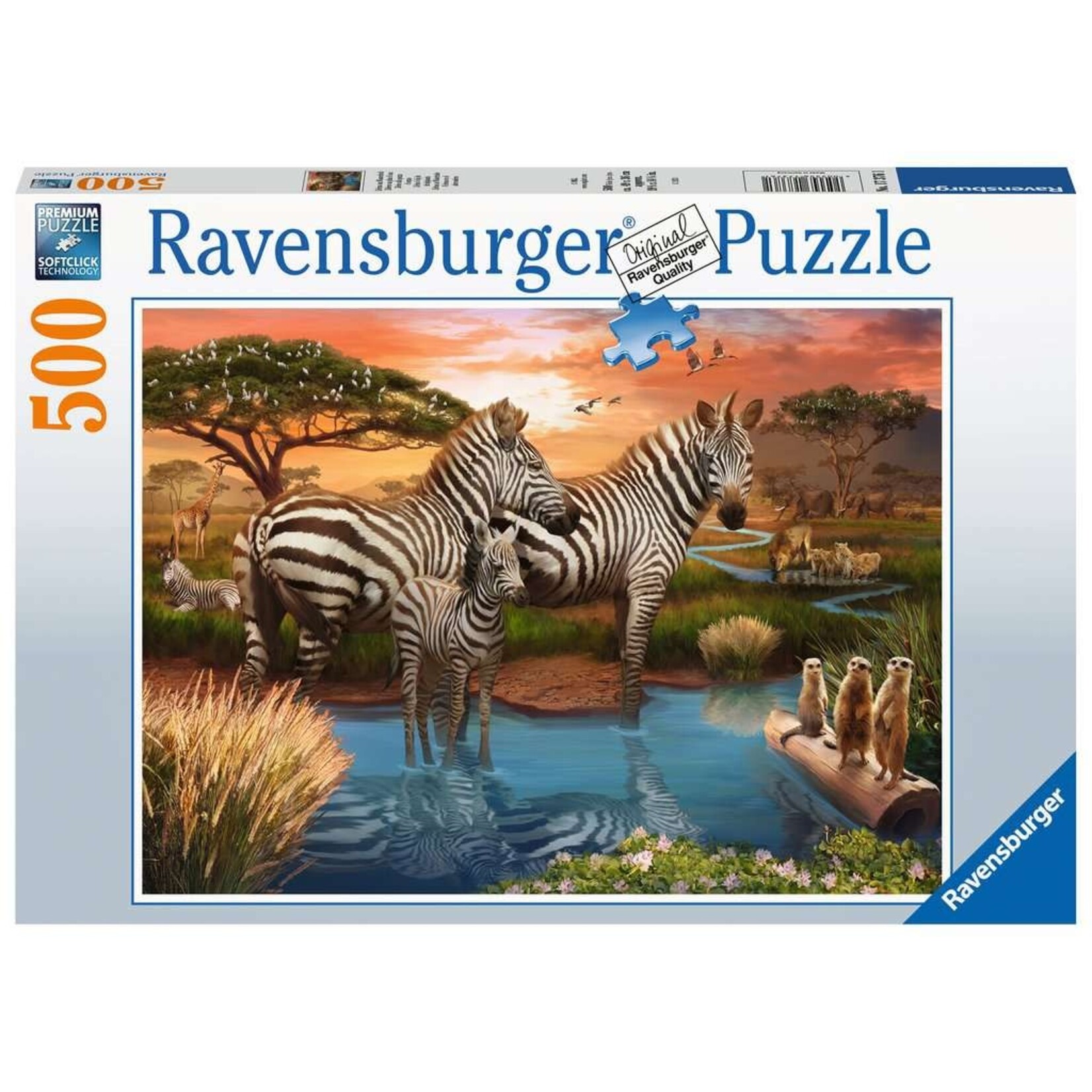 Ravensburger RAV17376 Zebra (Puzzle500)