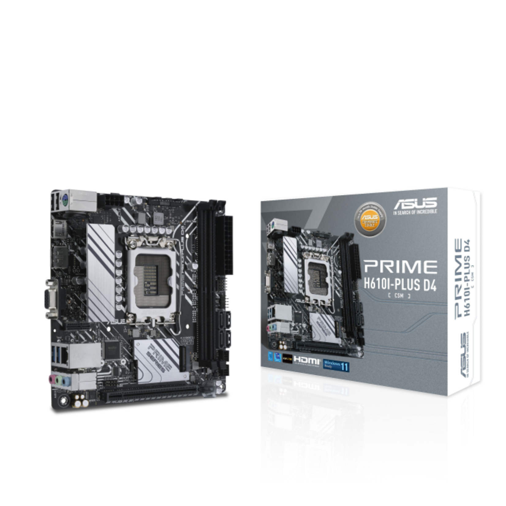 Asus Asus Prime H610I-Plus D4 CSM DDR4 Intel Motherboard