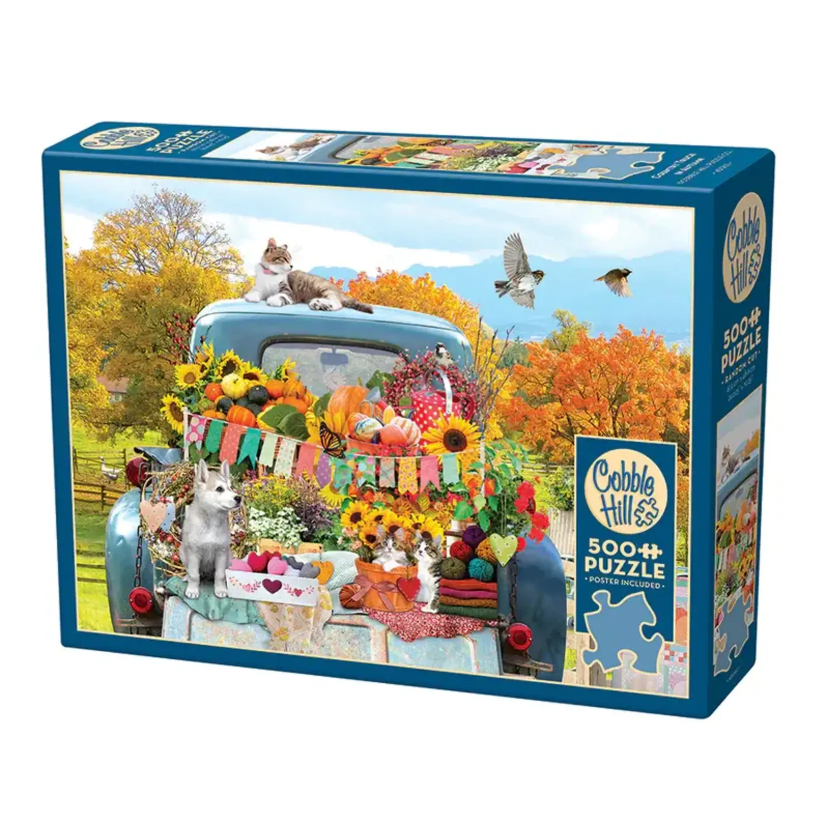 Cobble Hill CH45063 Country Truck in Autumn (Puzzle500)