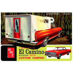 AMT AMT1364 1965 Chevy El Camino With Camper (1/25)
