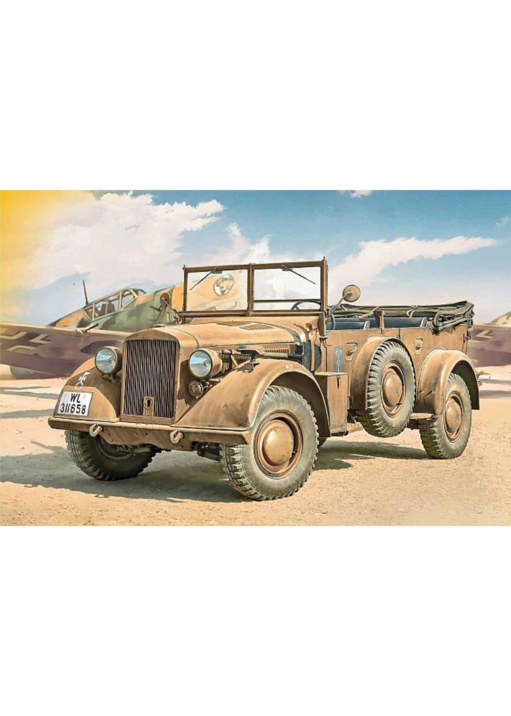 Italeri ***zzITA6597 Kfz.12 Horch 901 Typ 40 Fruhen Ausf (1/35)