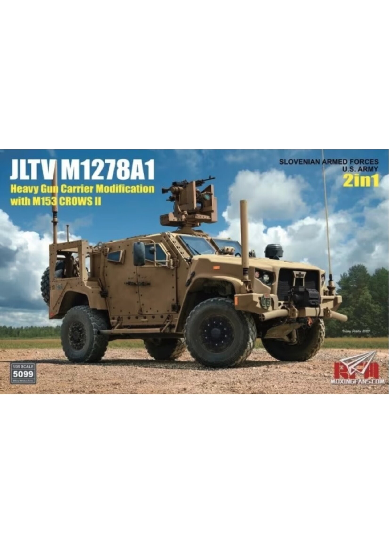 Rye Field Model RFMRM5099 JLTV M1278A HGC Mod with M153 Crows I (1/35)