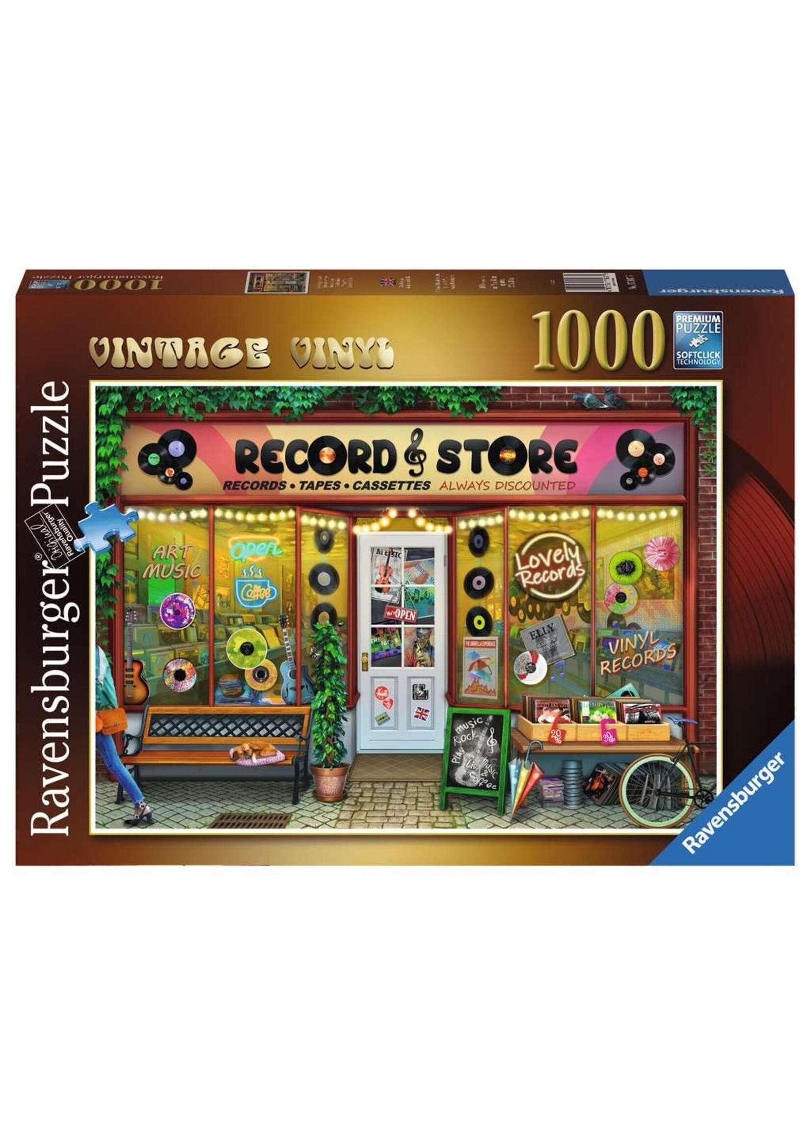 Ravensburger RAV12000250 Vintage Vinyl (Puzzle1000)