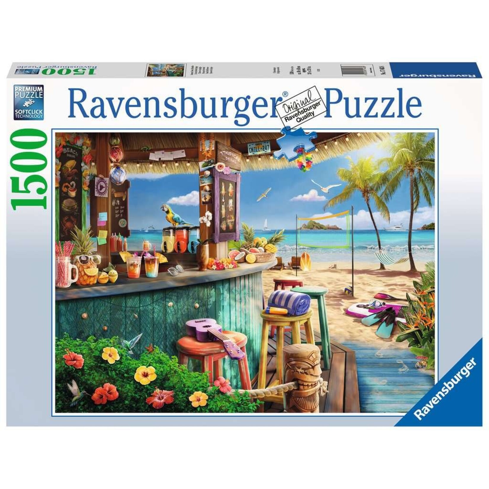 Ravensburger RAV12000743 Beach Bar Breezes (Puzzle1500)