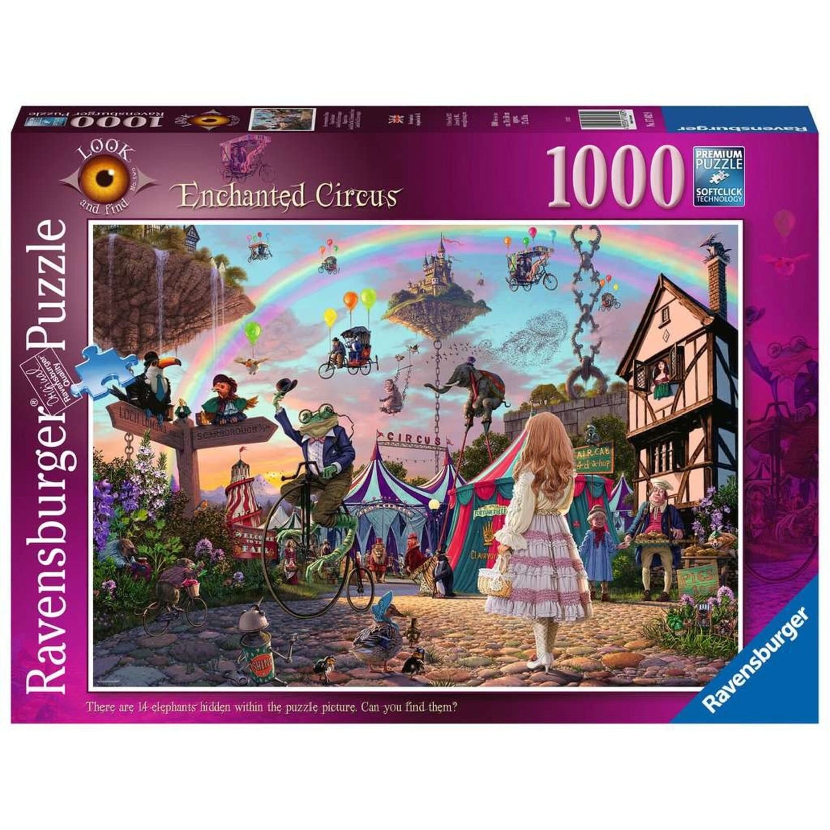 Ravensburger RAV12000285 Enchanted Circus (Puzzle1000)