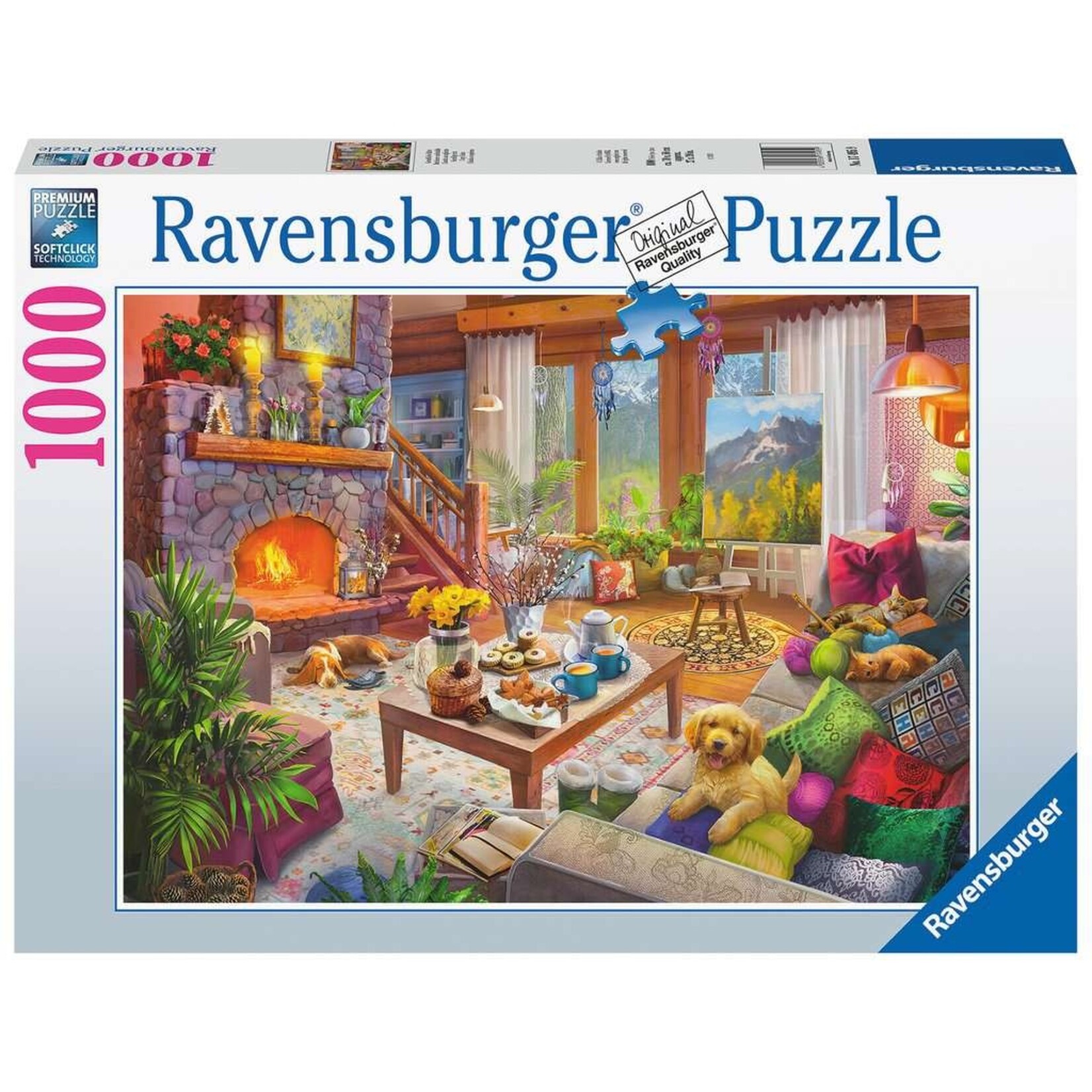 Ravensburger RAV12000293 Cozy Cabin (Puzzle1000)
