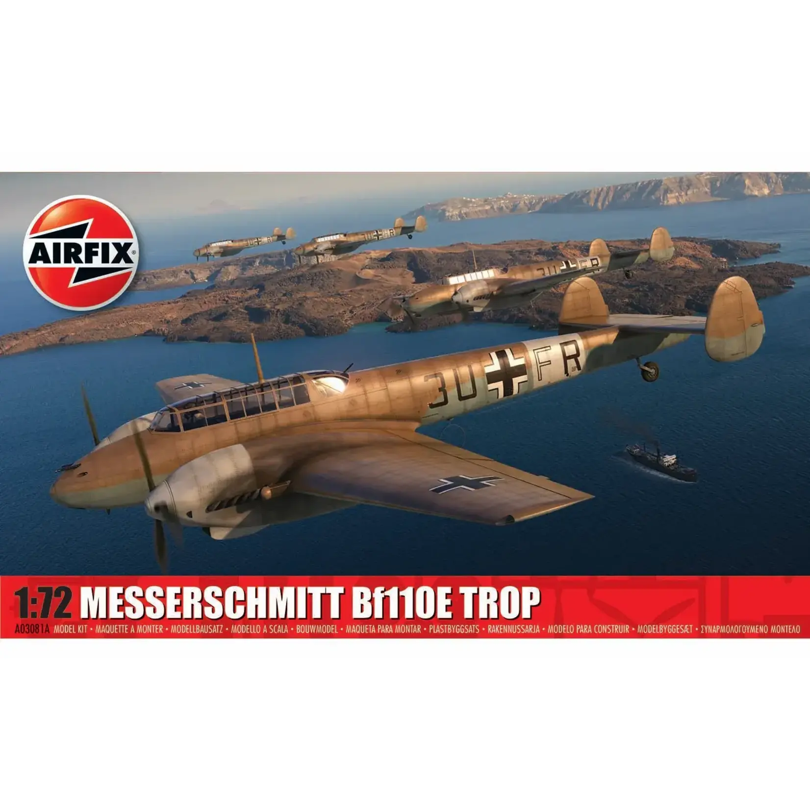 Airfix AIR03081A Messerschmitt BF110E Trop (1/72)