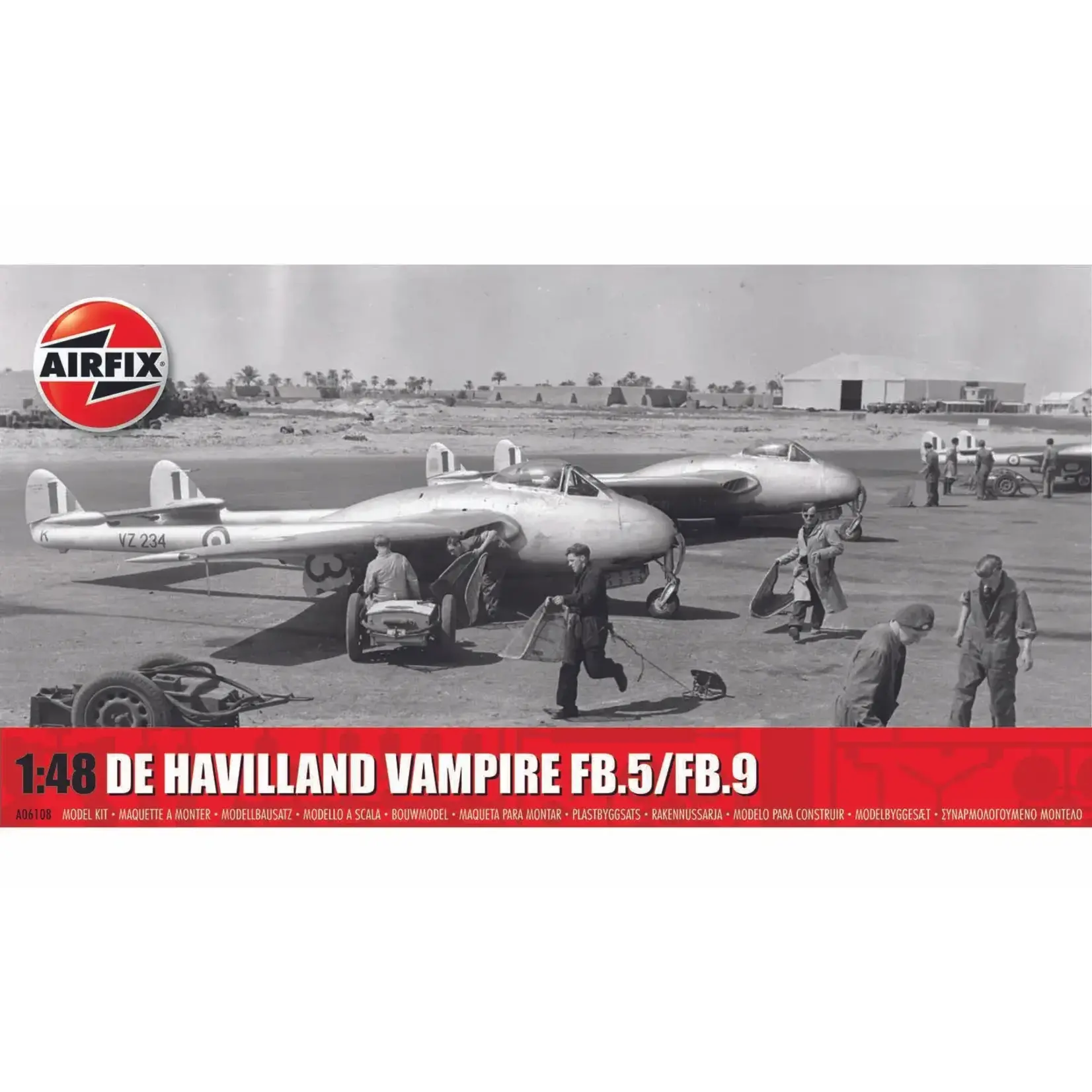 Airfix AIR06108 De Havilland Vampire FB.5/FB.9 (1/48)