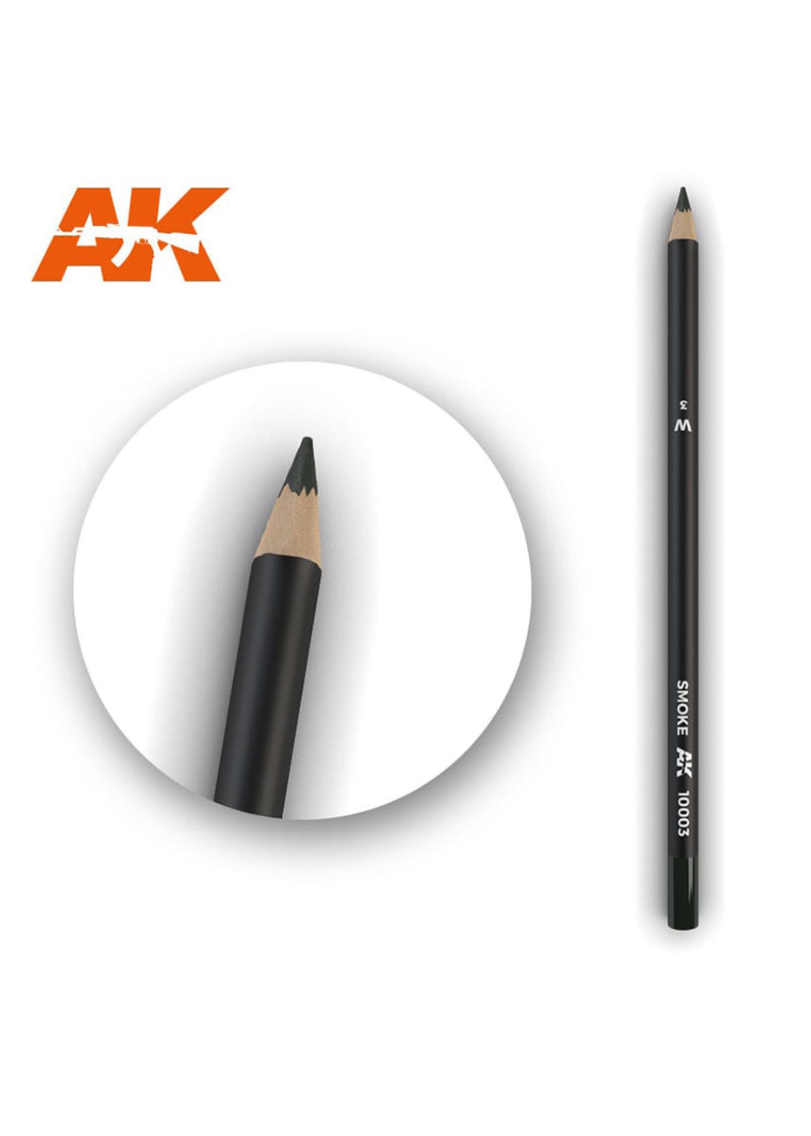 AK Interactive AK-10003 Watercolor Pencil Smoke (5 Pack)