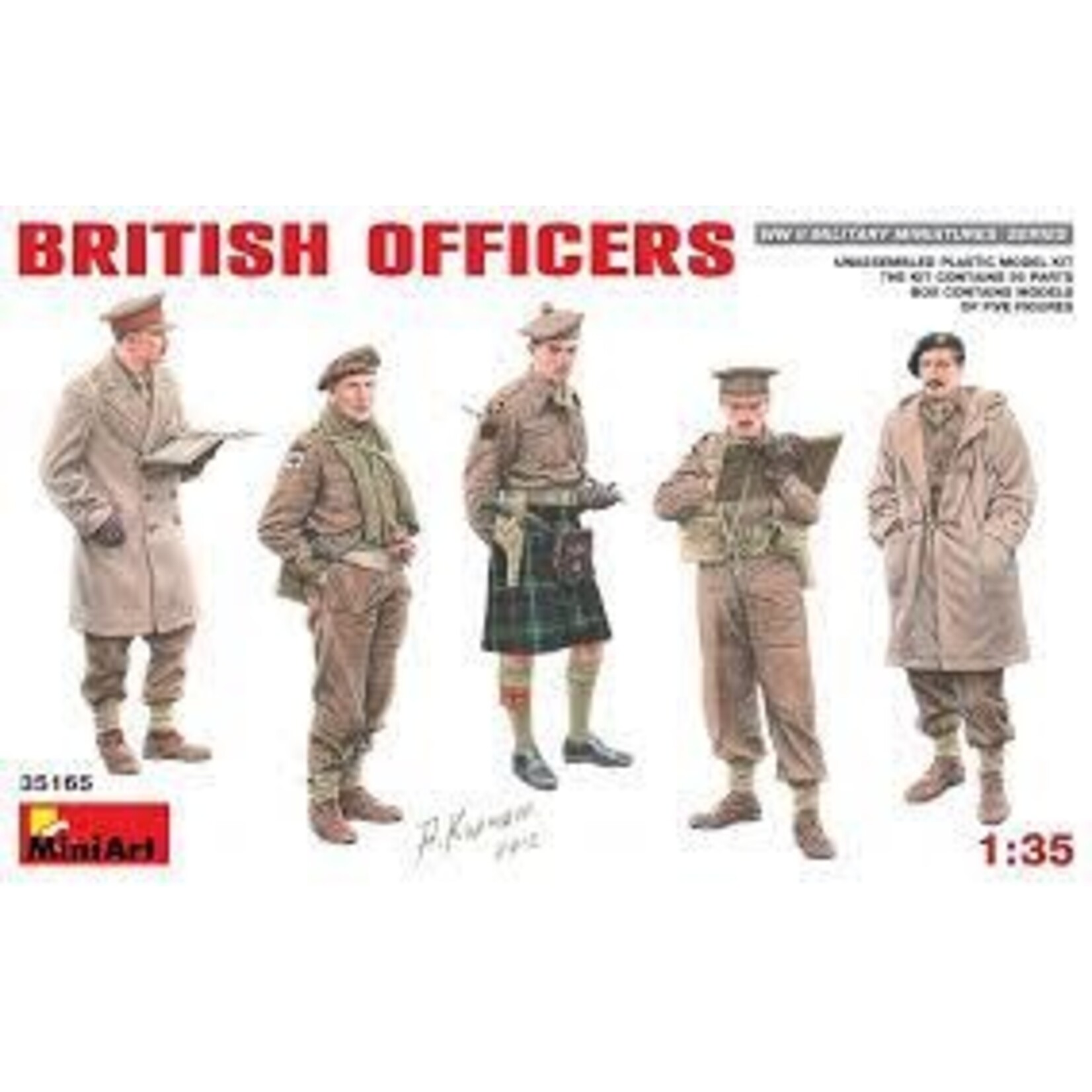 MiniArt MIN35165 British Officers (1/35)