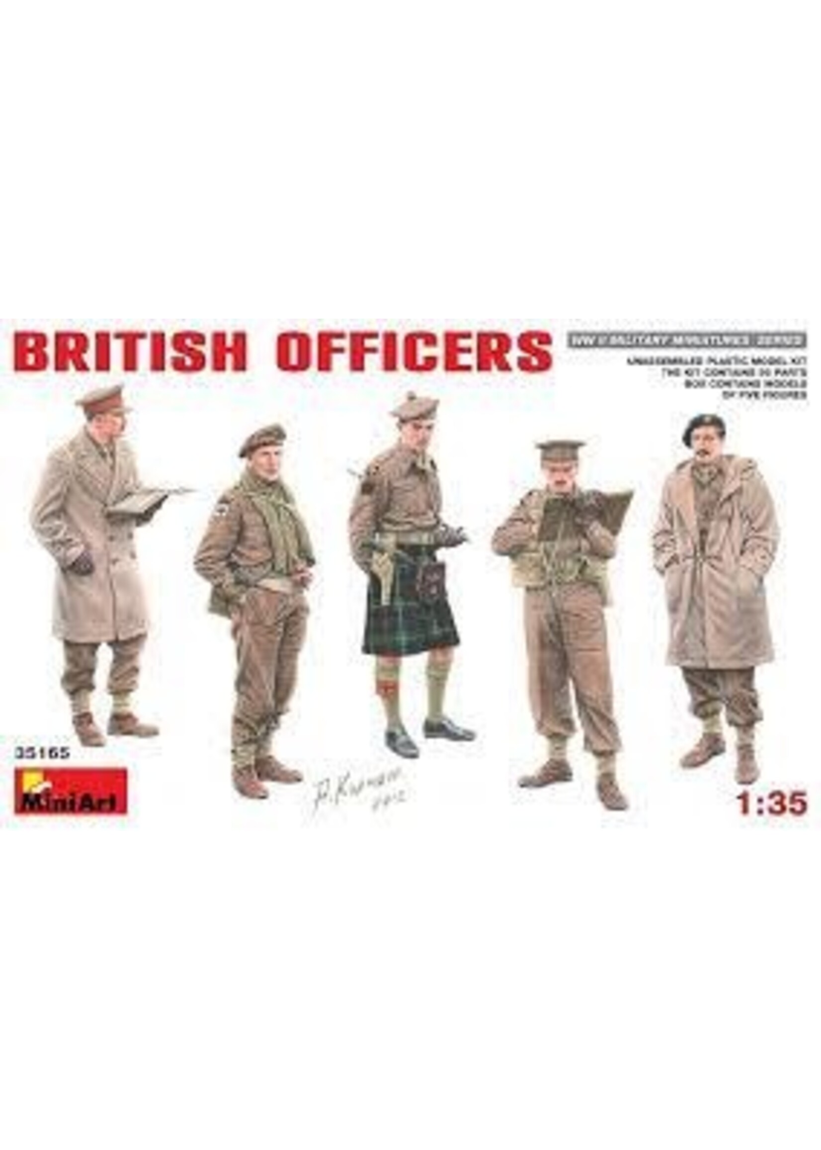 MiniArt ***MIART35165 British Officers (1/35)