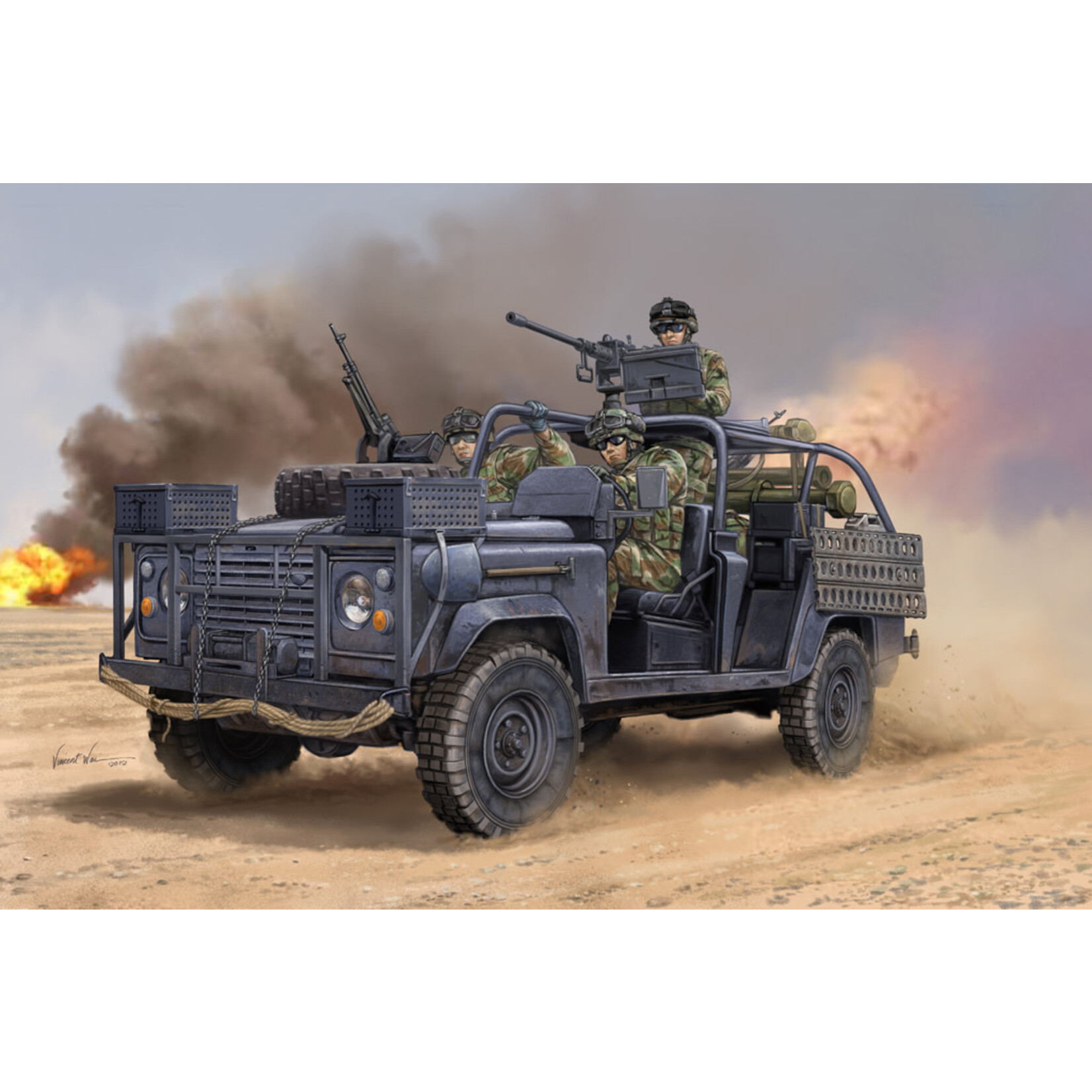 Hobby Boss HBOSS82450 Ranger Special Operations Vehicle RSOV with MG (1/35)