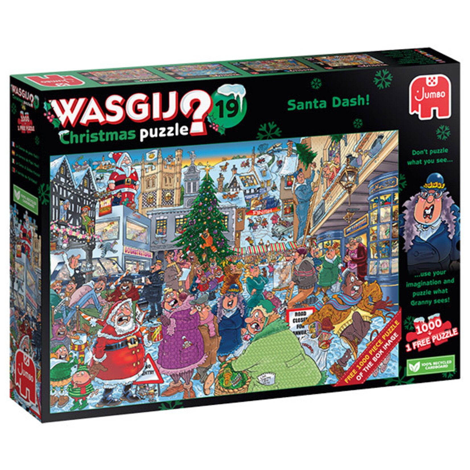 Jumbo JUM00021 WASGIJ Santa Dash (Puzzle2x1000)