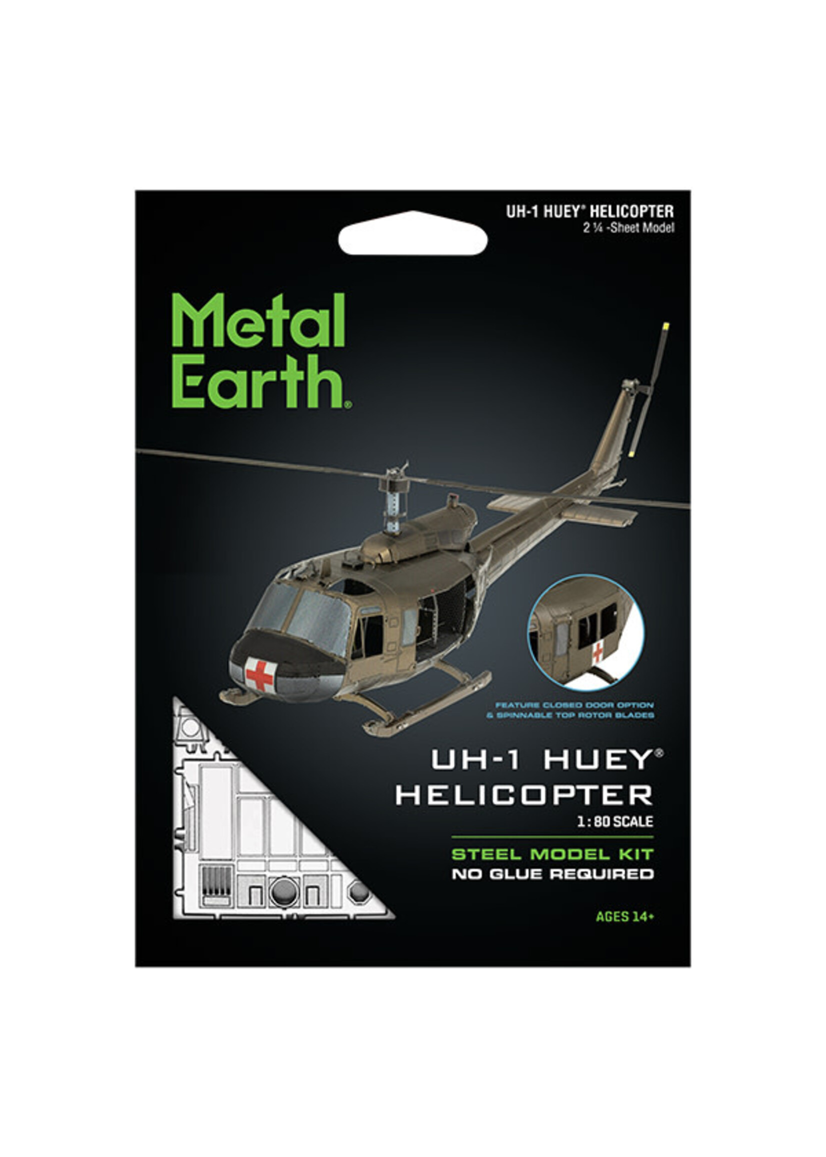 Metal Earth ***zME1003 UH-1 Huey