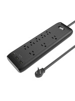 Blue Diamond BlueDiamond 8-Outlet Surge Protector + USB charging