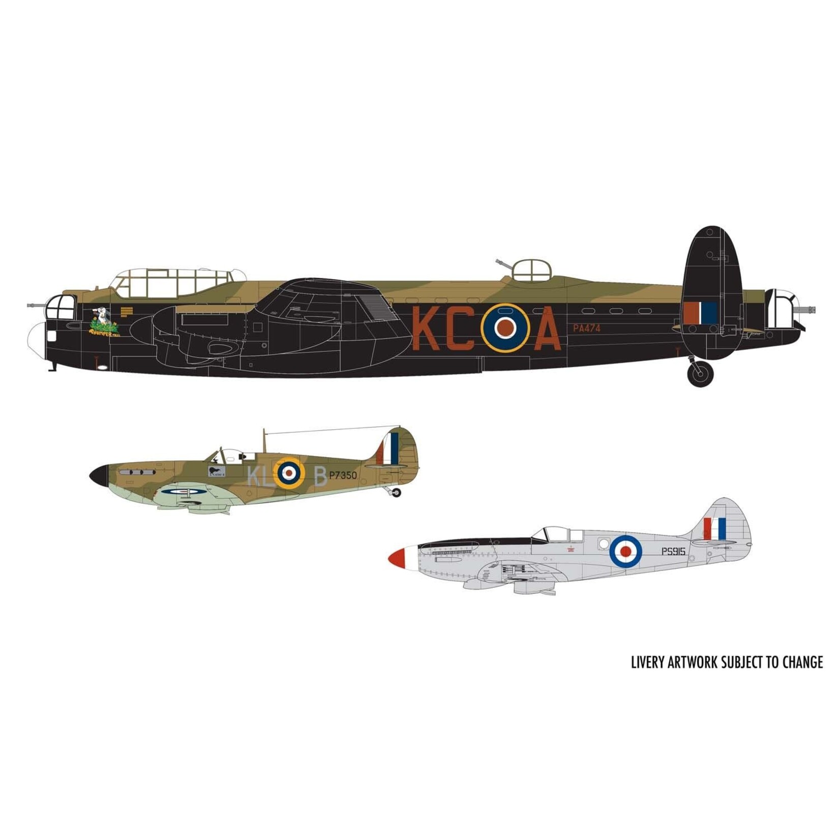 Airfix AIR50182 Battle of Britain Memorial Flight Starter Gift Set (1/72)
