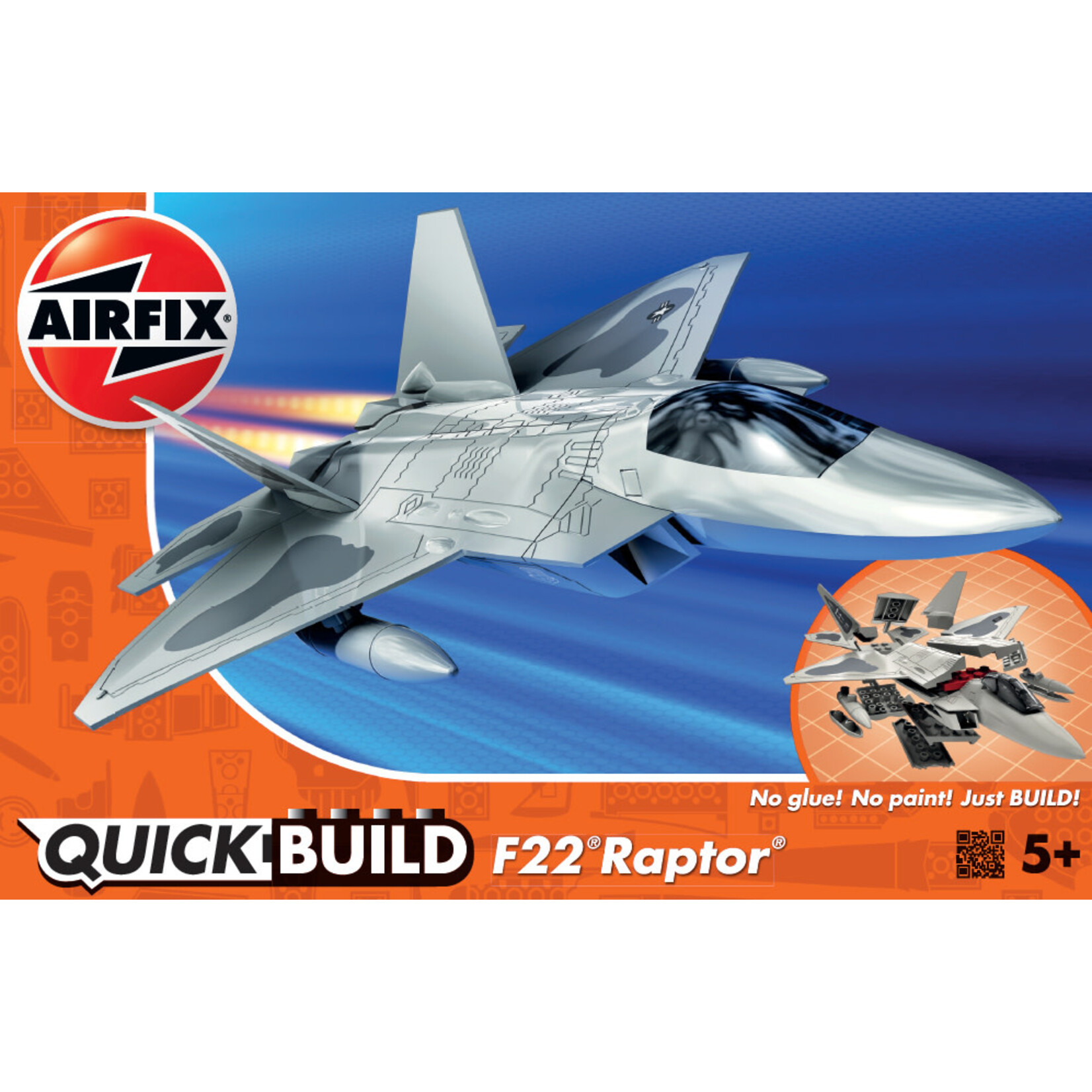 Airfix AIRJ6005 F22 Raptor Quick Build