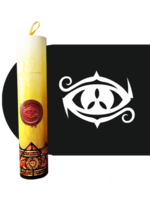 Infinite Black Dice Tube Ritual Candle Eye of Chaos