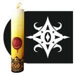 Infinite Black Dice Tube Ritual Candle Star of Azathoth