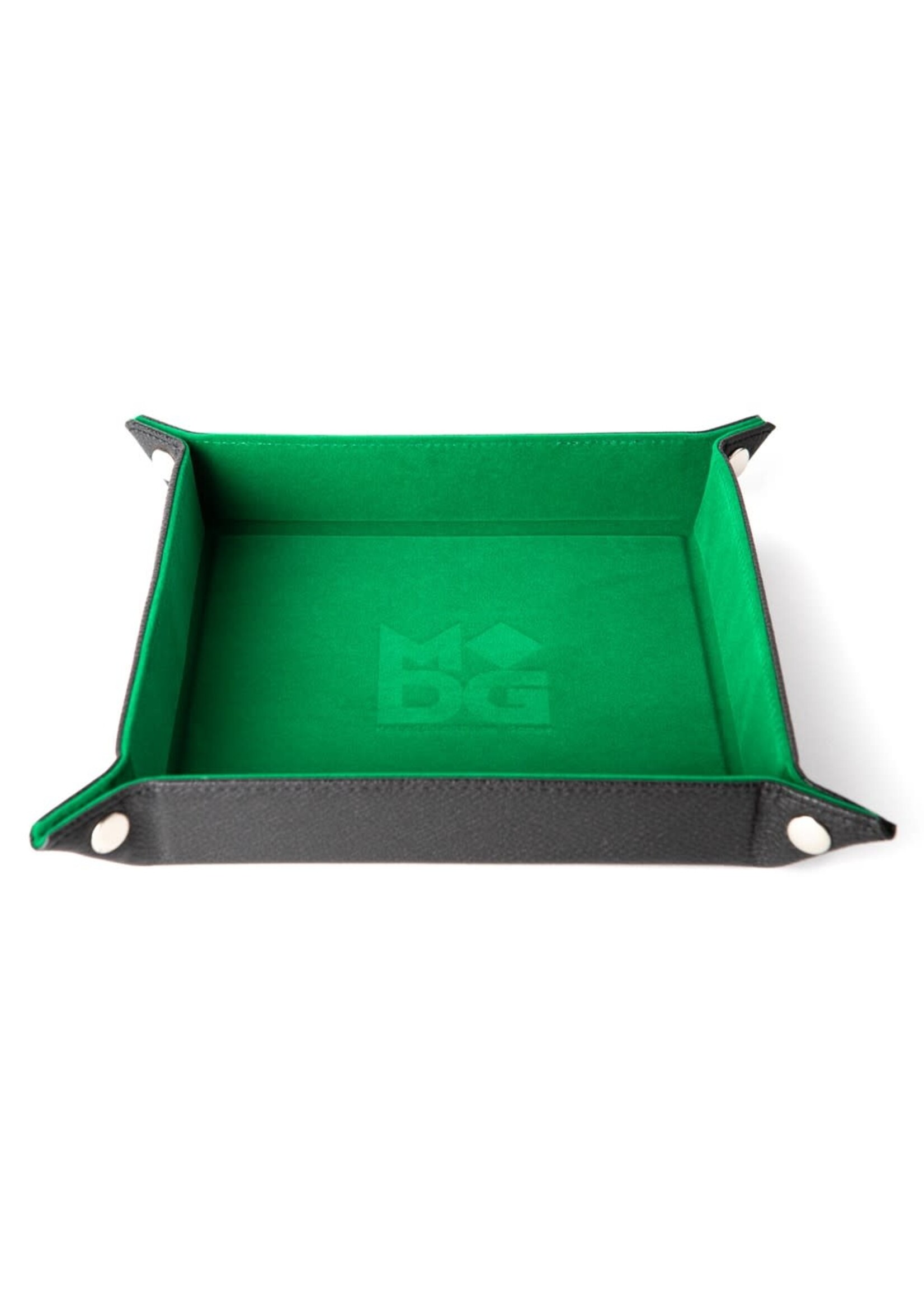 FanRoll Dice Tray 535 Velvet Square Green