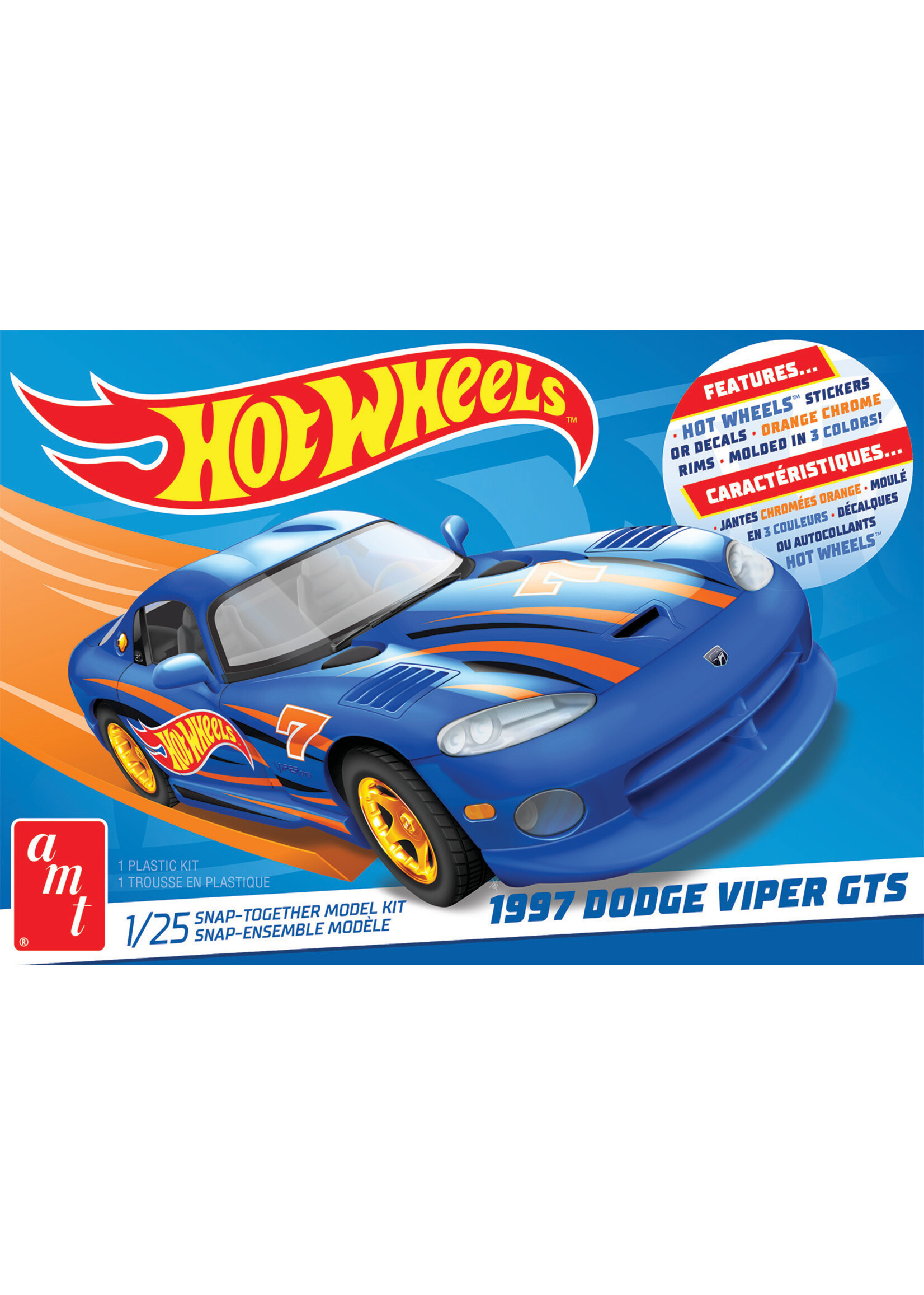 AMT AMT1349 Hot Wheels 1997 Dodge Viper GTS (1/25)