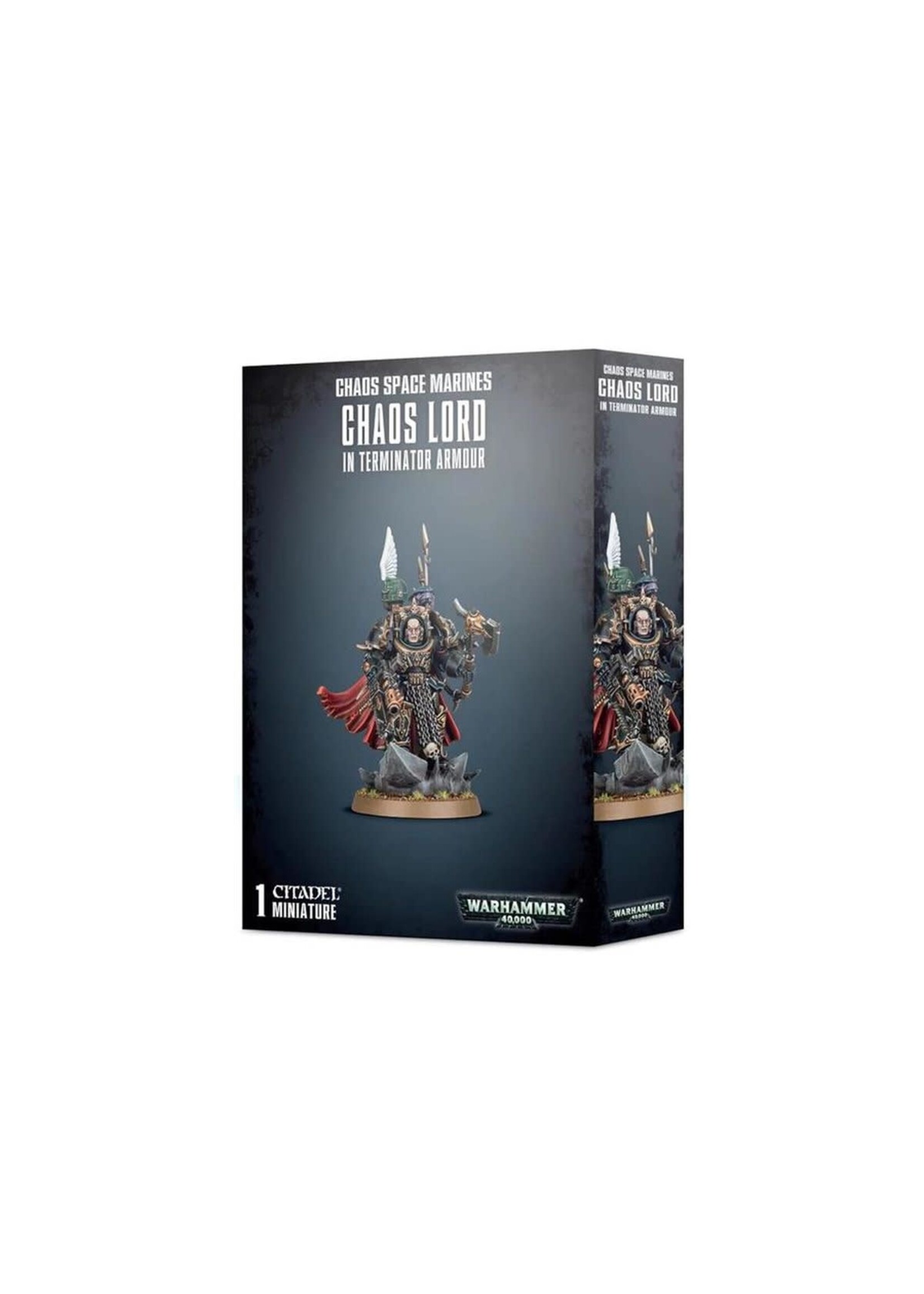 WH40K Chaos Space Marines Lord in Terminator Armour or Sorcerer in Terminator Armour